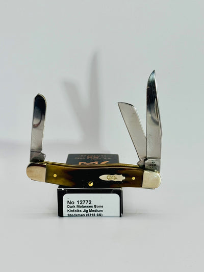 Case XX 12772 Kinfolks Jig Molasses Bone Medium Stockman, photo 1