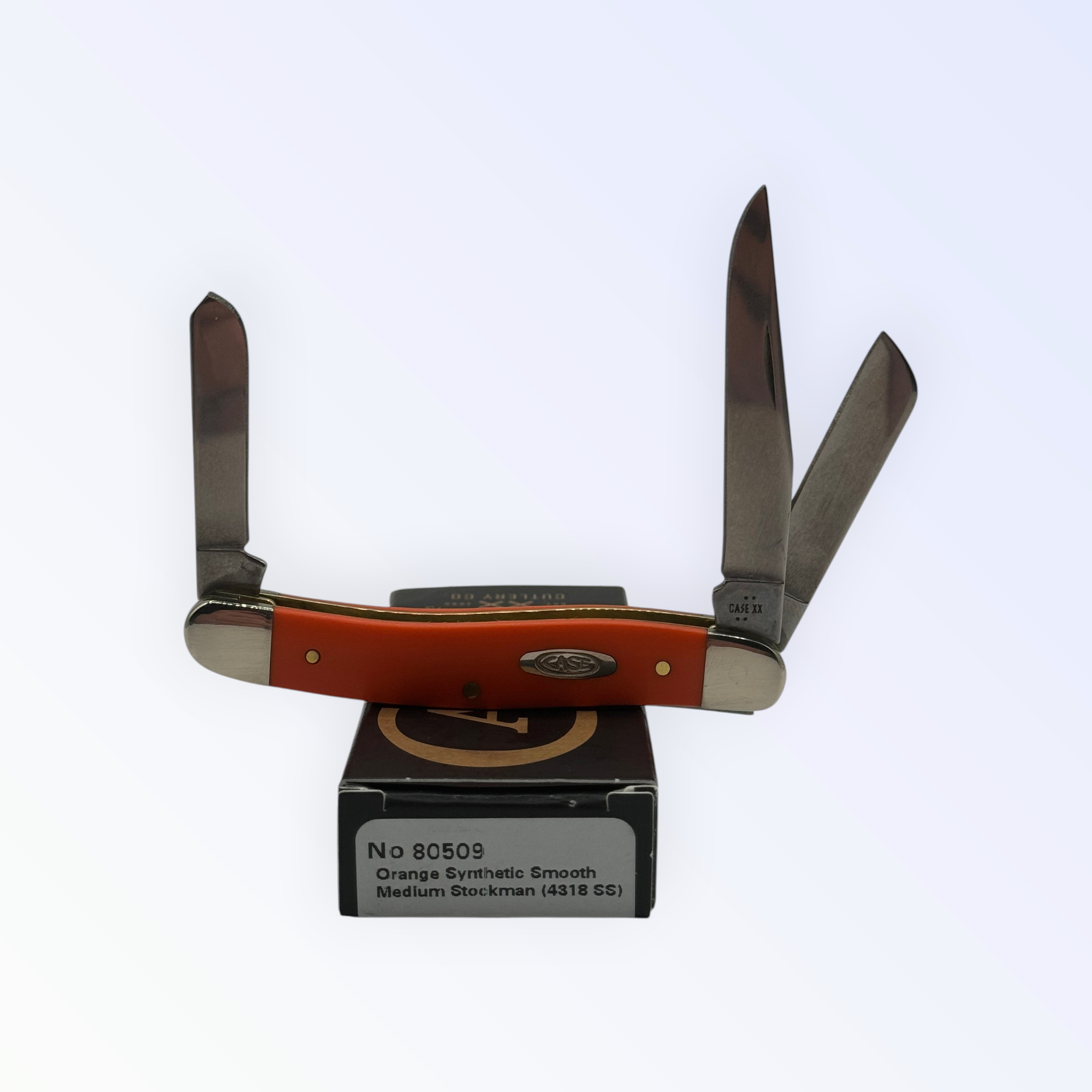 Case XX 80509 Orange Synthetic Medium Stockman | Pigeon Roost Knives