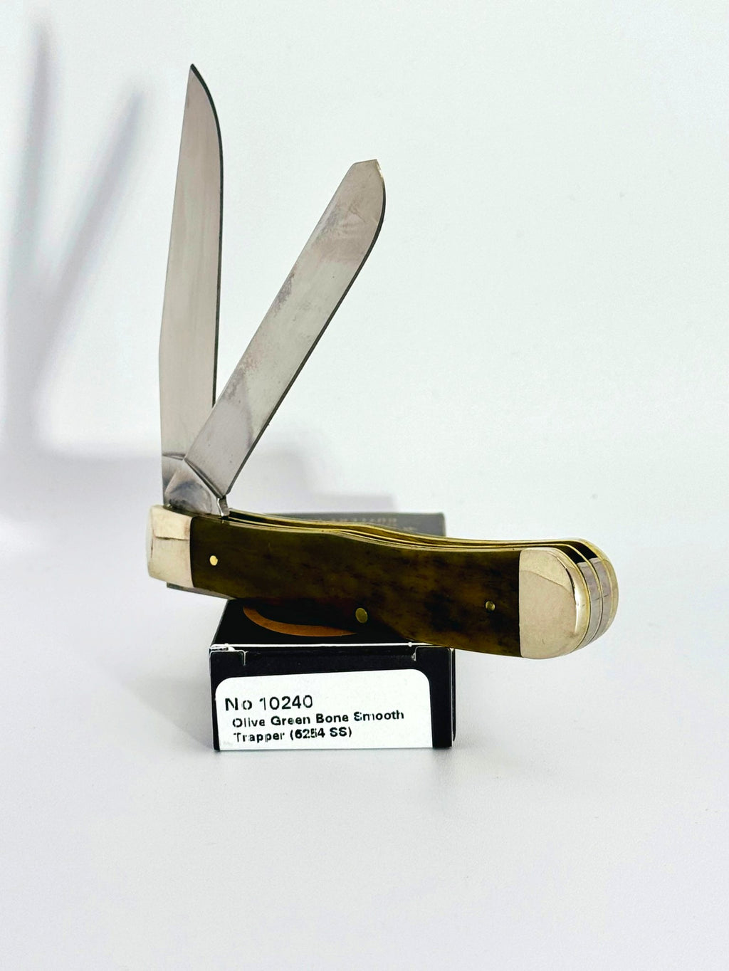 Case XX 10240 smooth olive green bone Trapper SFO, photo 4