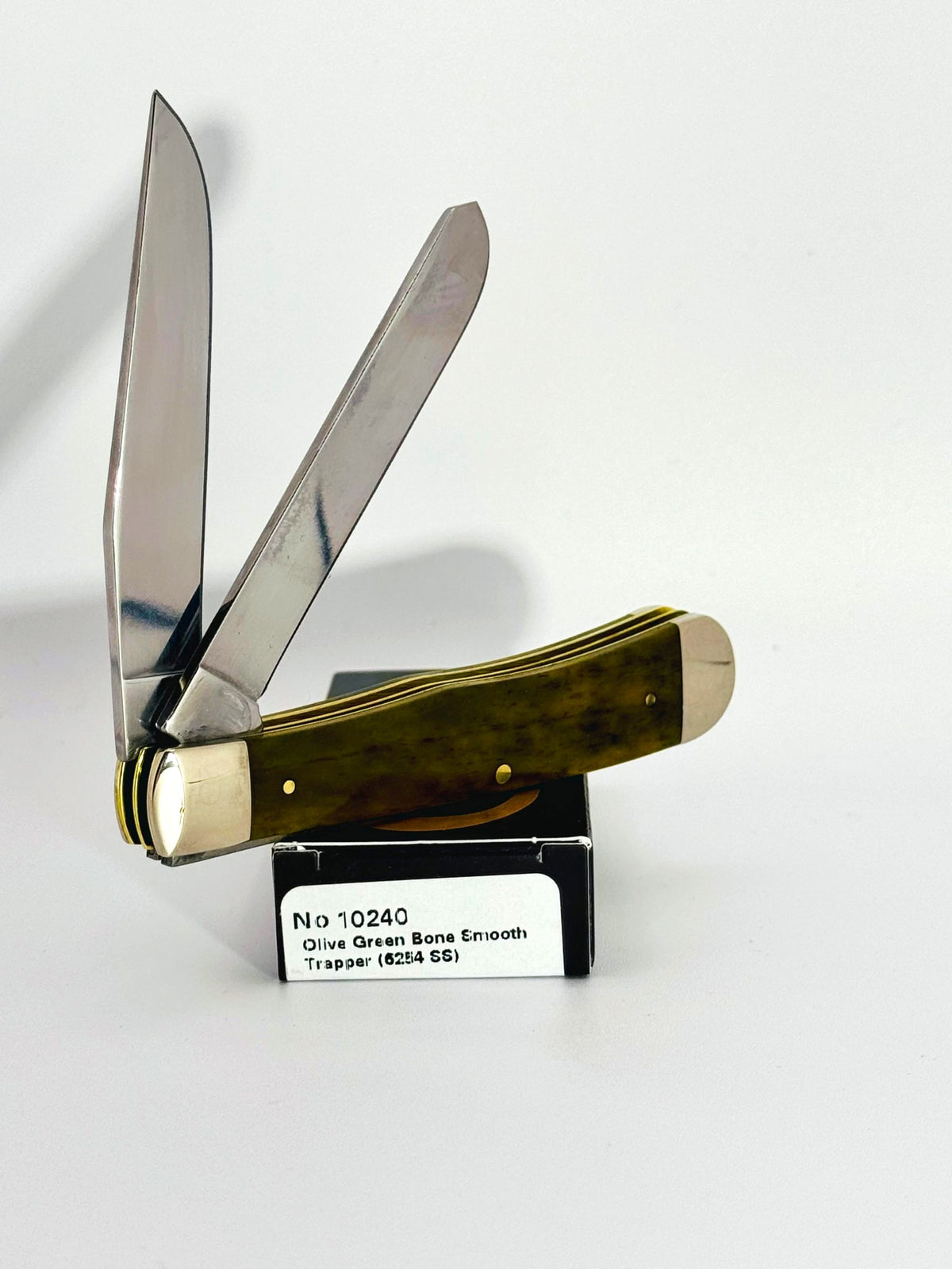 Case XX 10240 smooth olive green bone Trapper SFO, photo 5