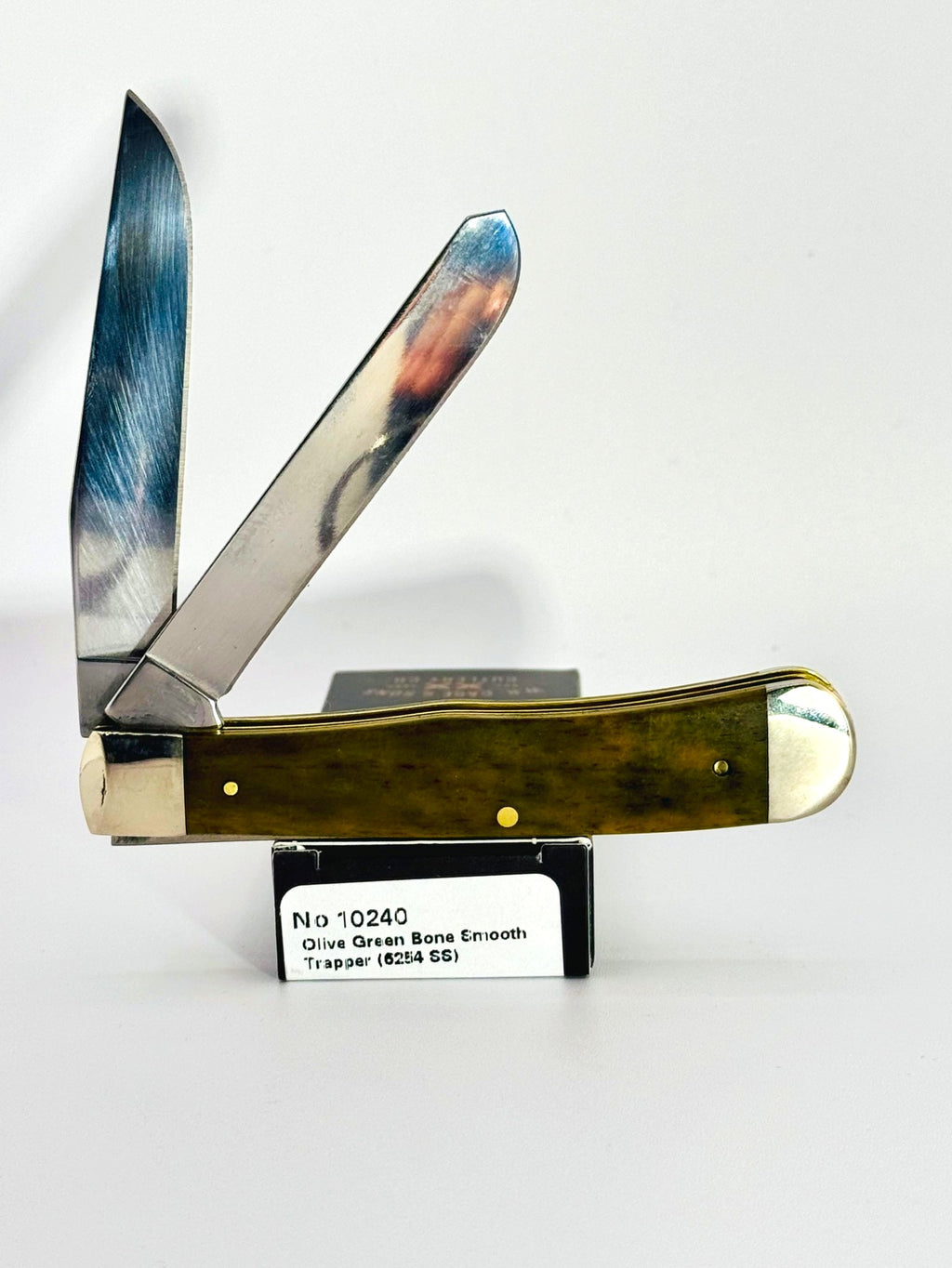 Case XX 10240 smooth olive green bone Trapper SFO, photo 6