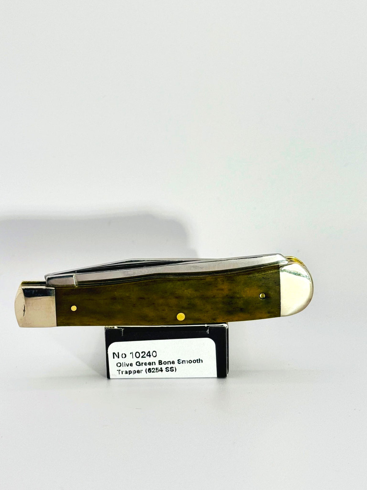 Case XX 10240 smooth olive green bone Trapper SFO, photo 8