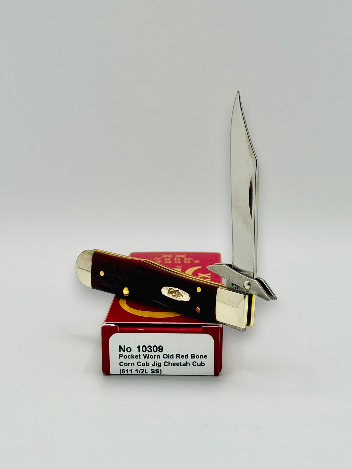 Case XX 10309 Pocket Worn Red Bone Cheetah Cub — photo 2