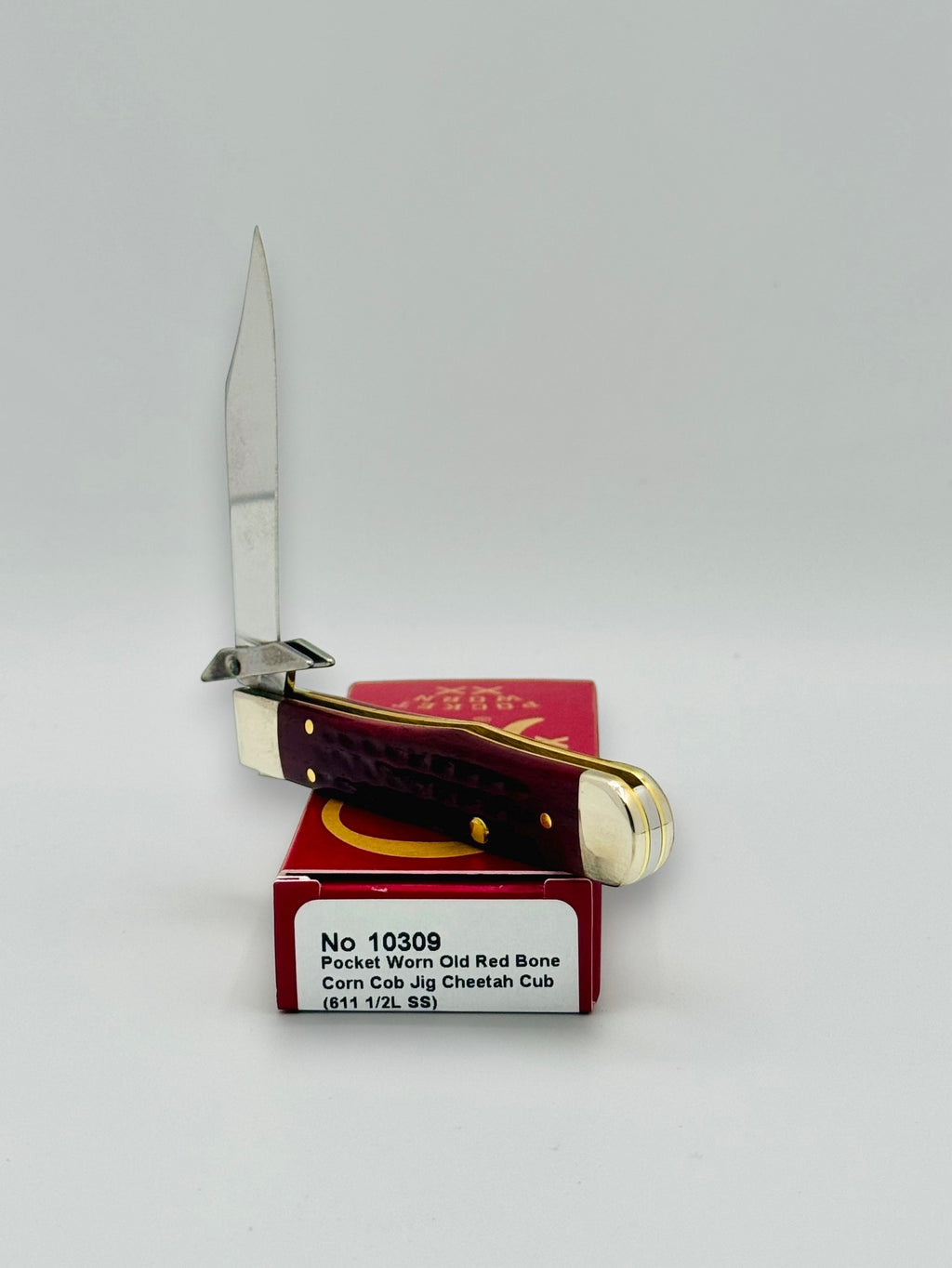 Case XX 10309 Pocket Worn Red Bone Cheetah Cub — photo 4