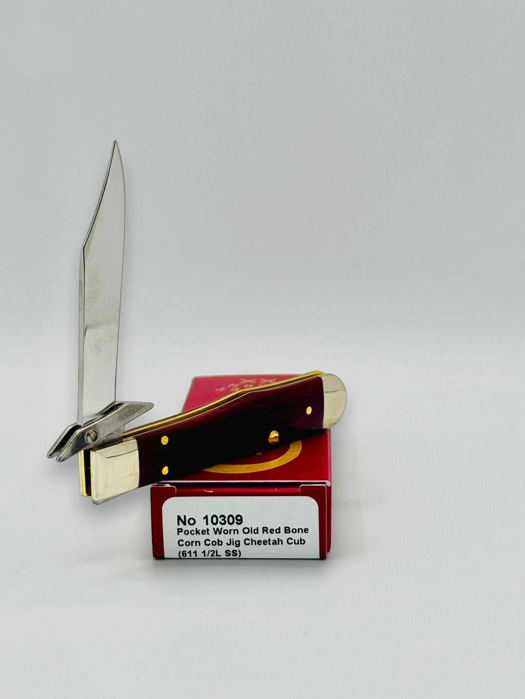 Case XX 10309 Pocket Worn Red Bone Cheetah Cub — photo 5