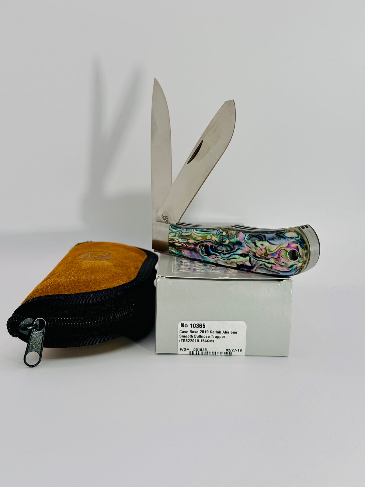 Case XX 10365 Tony Bose Smooth Abalone Bullnose Trapper, photo 4