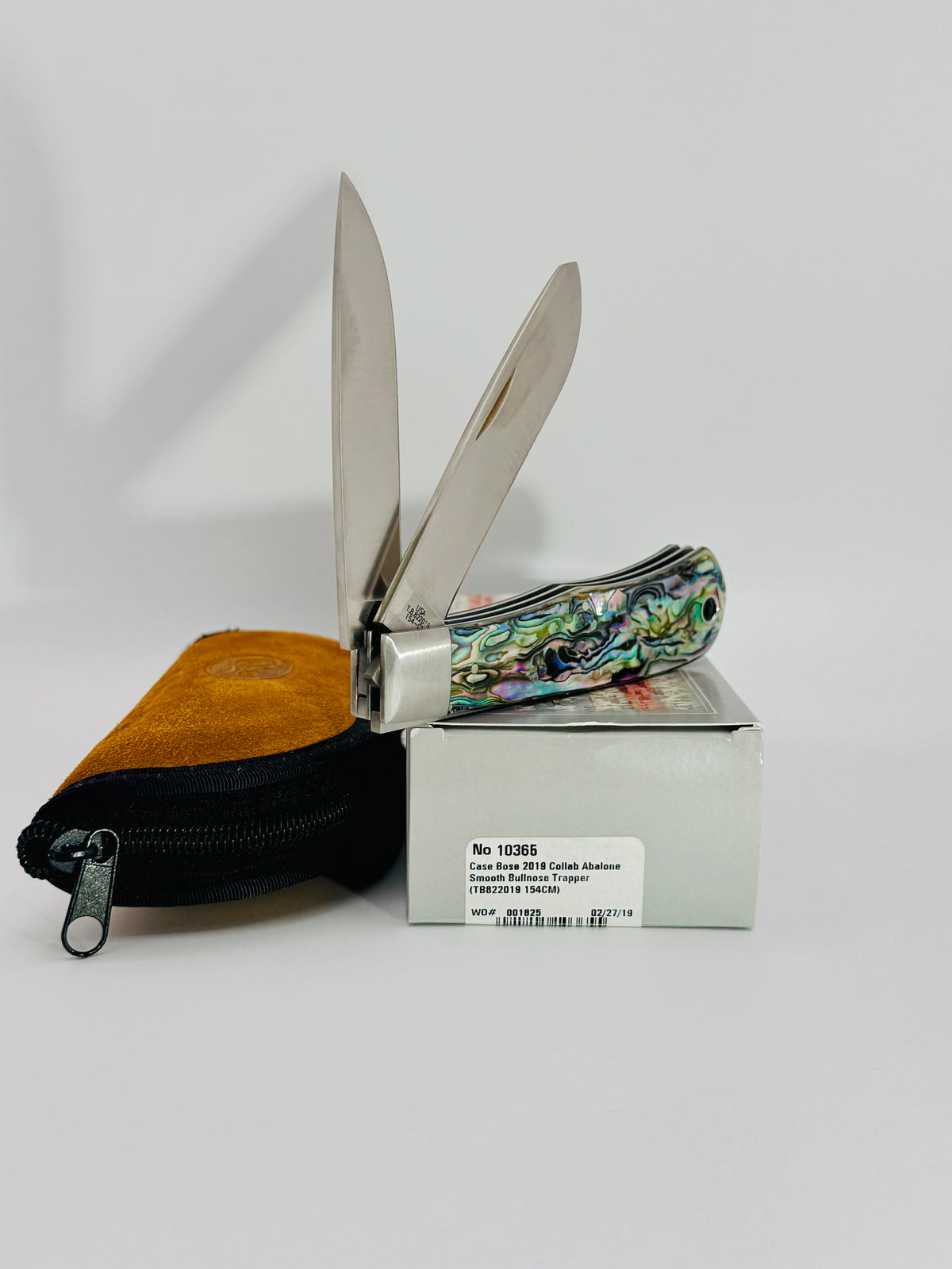 Case XX 10365 Tony Bose Smooth Abalone Bullnose Trapper, photo 5