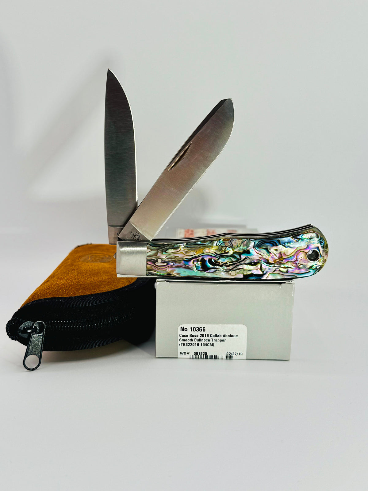 Case XX 10365 Tony Bose Smooth Abalone Bullnose Trapper, photo 6