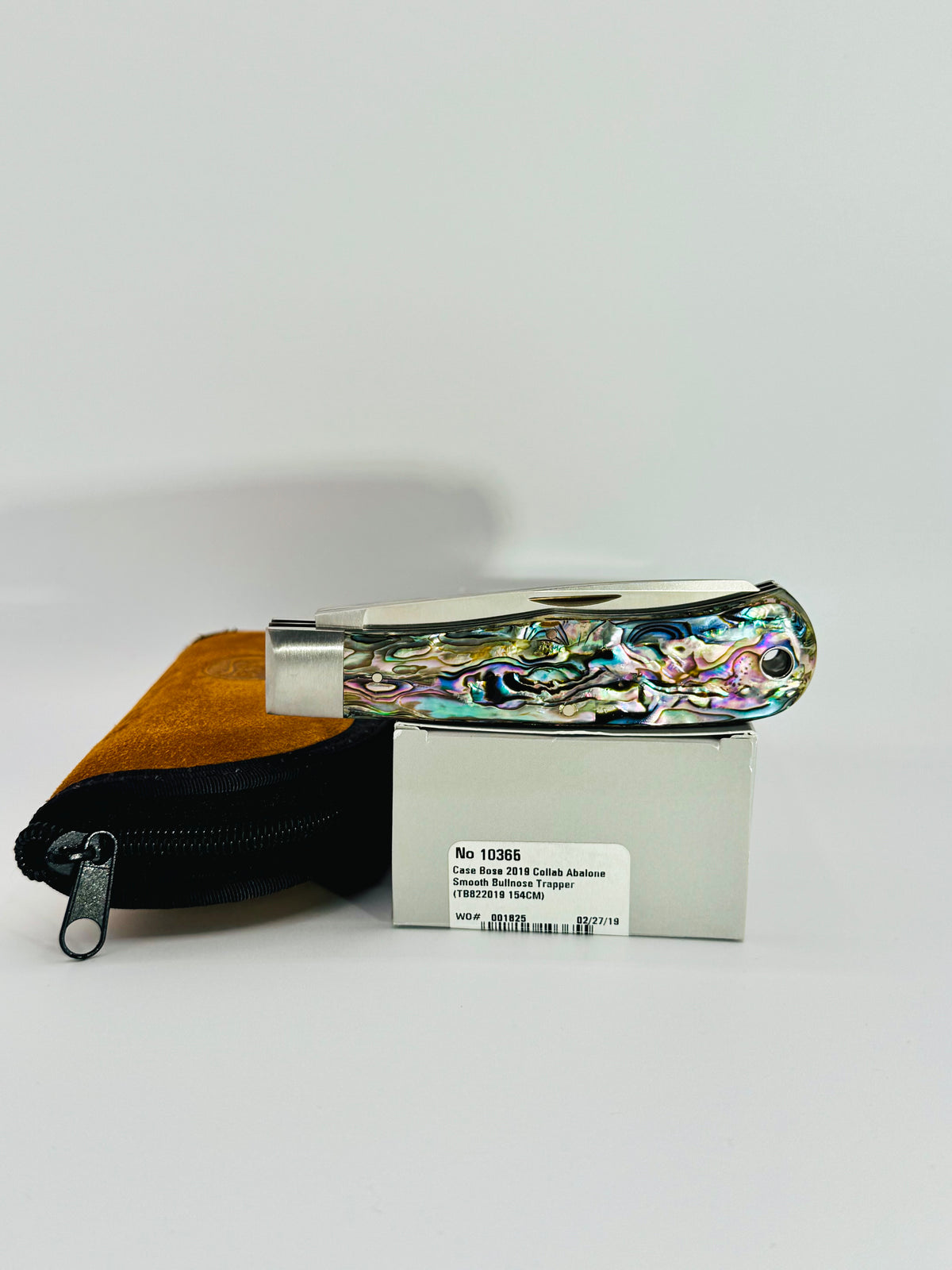 Case XX 10365 Tony Bose Smooth Abalone Bullnose Trapper, photo 8