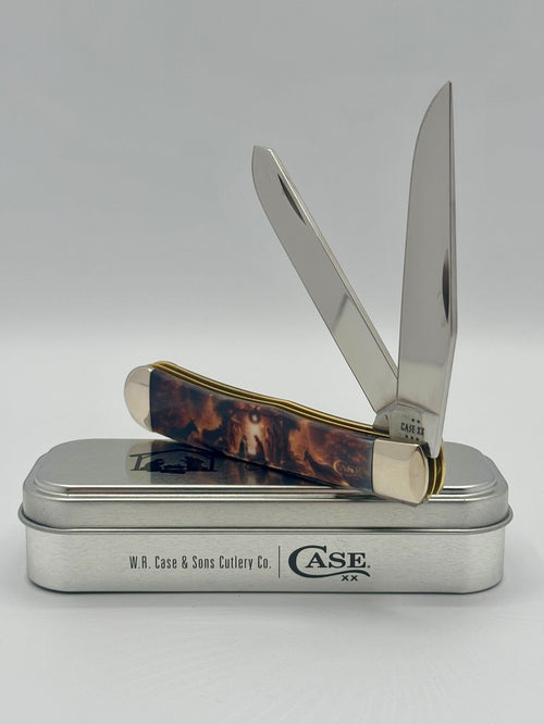 Case XX 10643 2025 Christmas CCI White Synthetic Trapper — closed on Case box