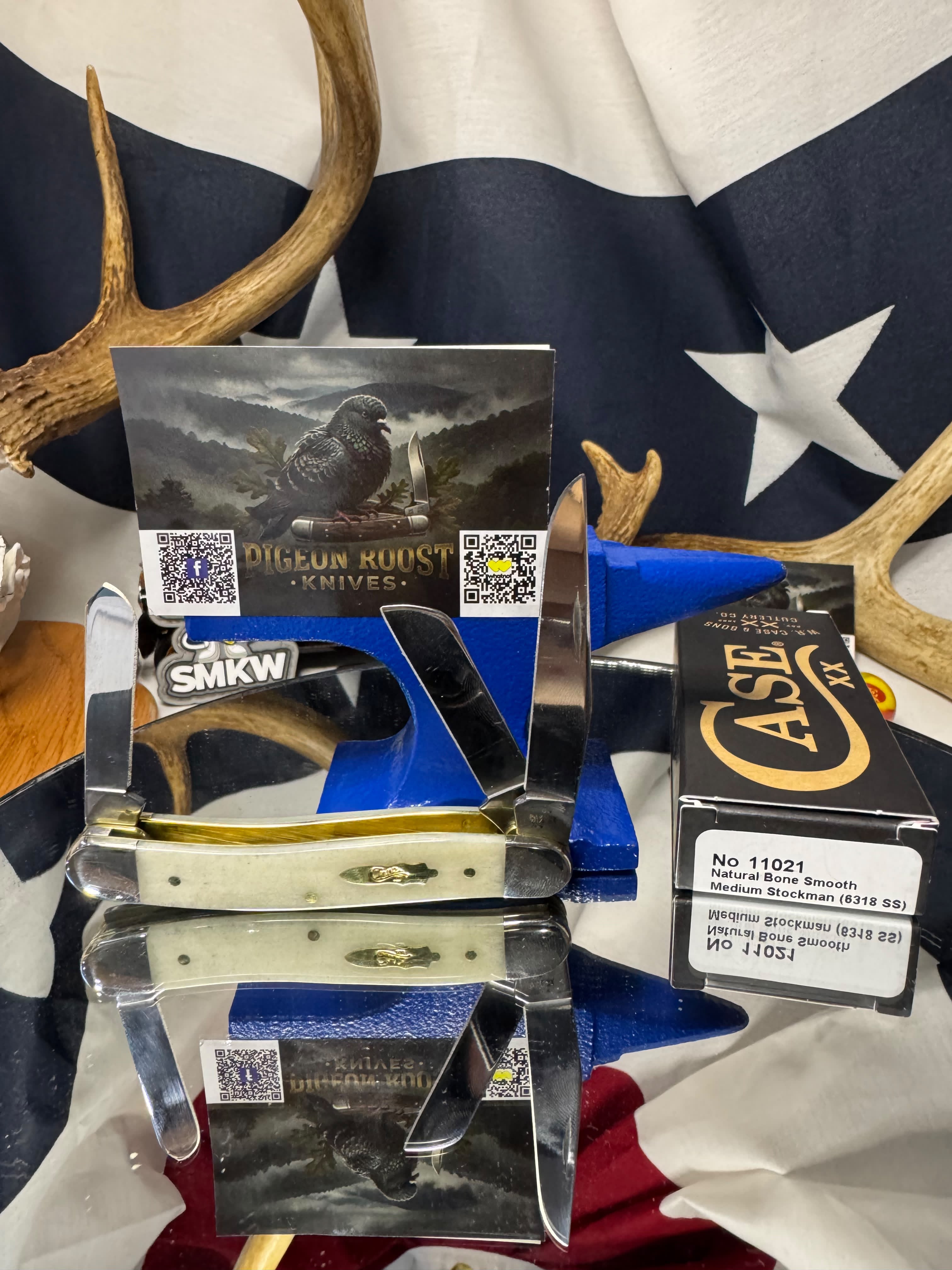 Case XX Smooth Natural Bone Medium Stockman – No. 11021