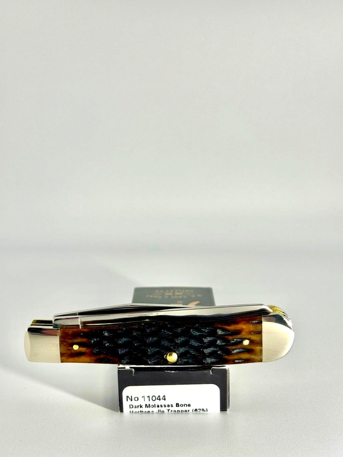 Case XX 11044 Heritage Jig dark molasses bone Trapper, photo 8