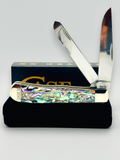 Case XX 12000 Genuine Abalone Trapper with Felt Box