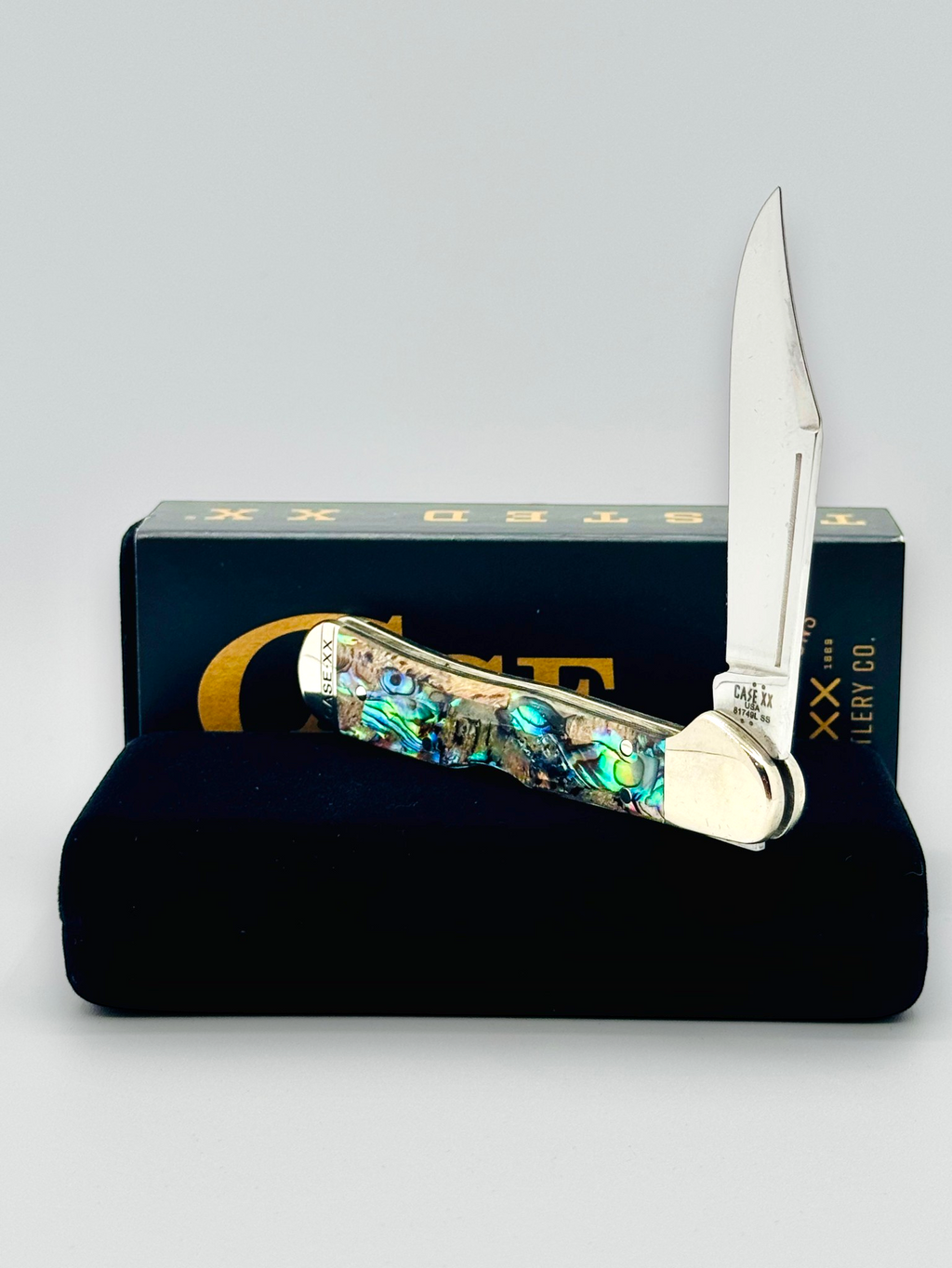 Case XX 12020 Genuine Abalone Mini CopperLock — photo 2