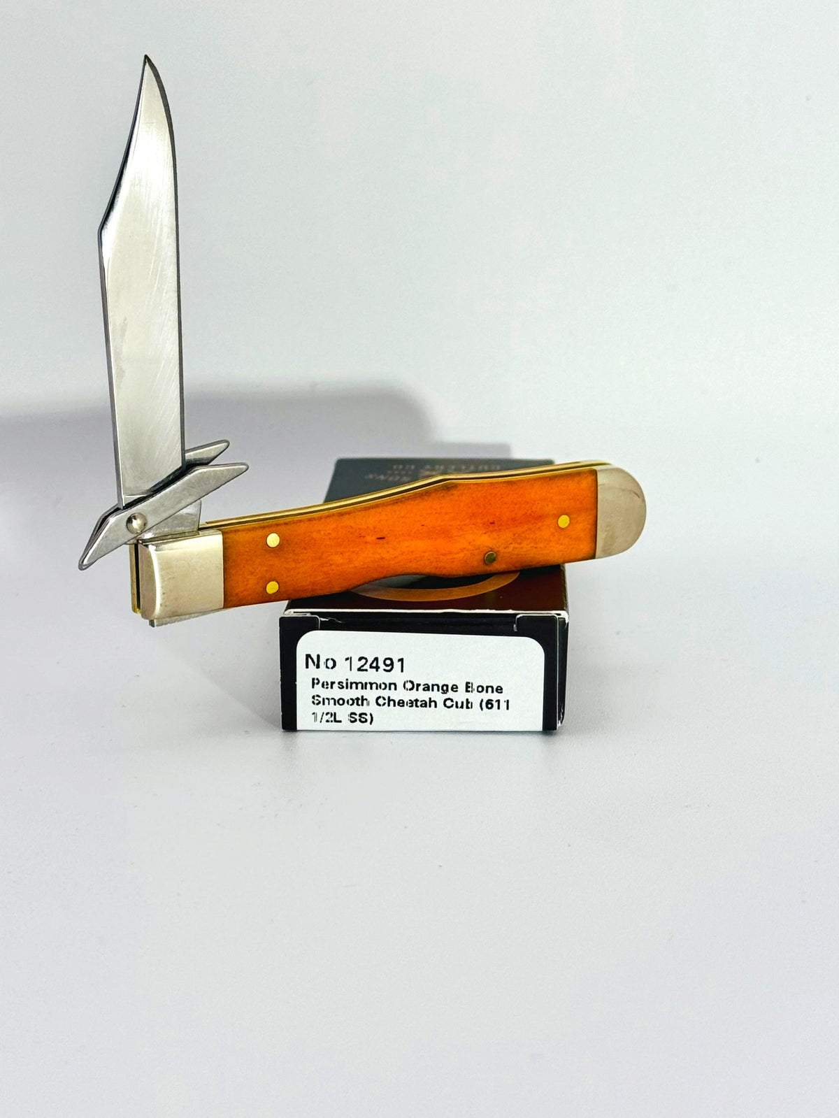 Case XX 12491 smooth persimmon orange bone Cheetah Cub SFO, photo 5