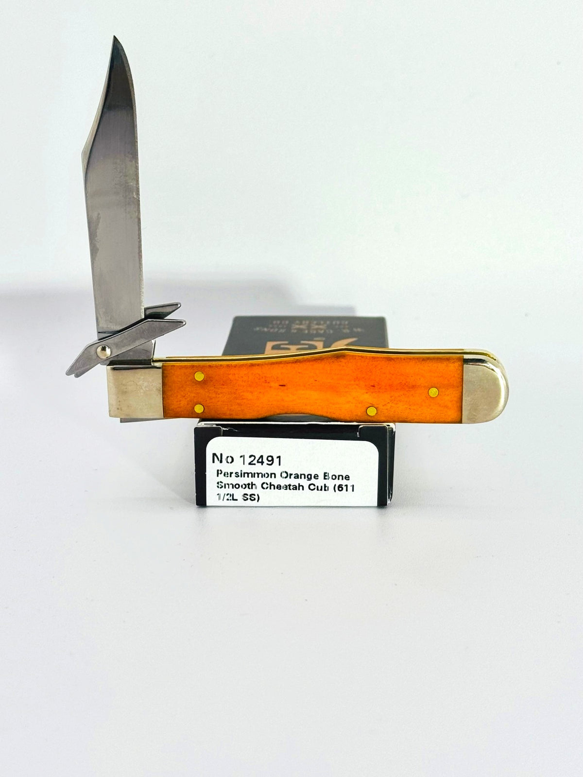 Case XX 12491 smooth persimmon orange bone Cheetah Cub SFO, photo 6
