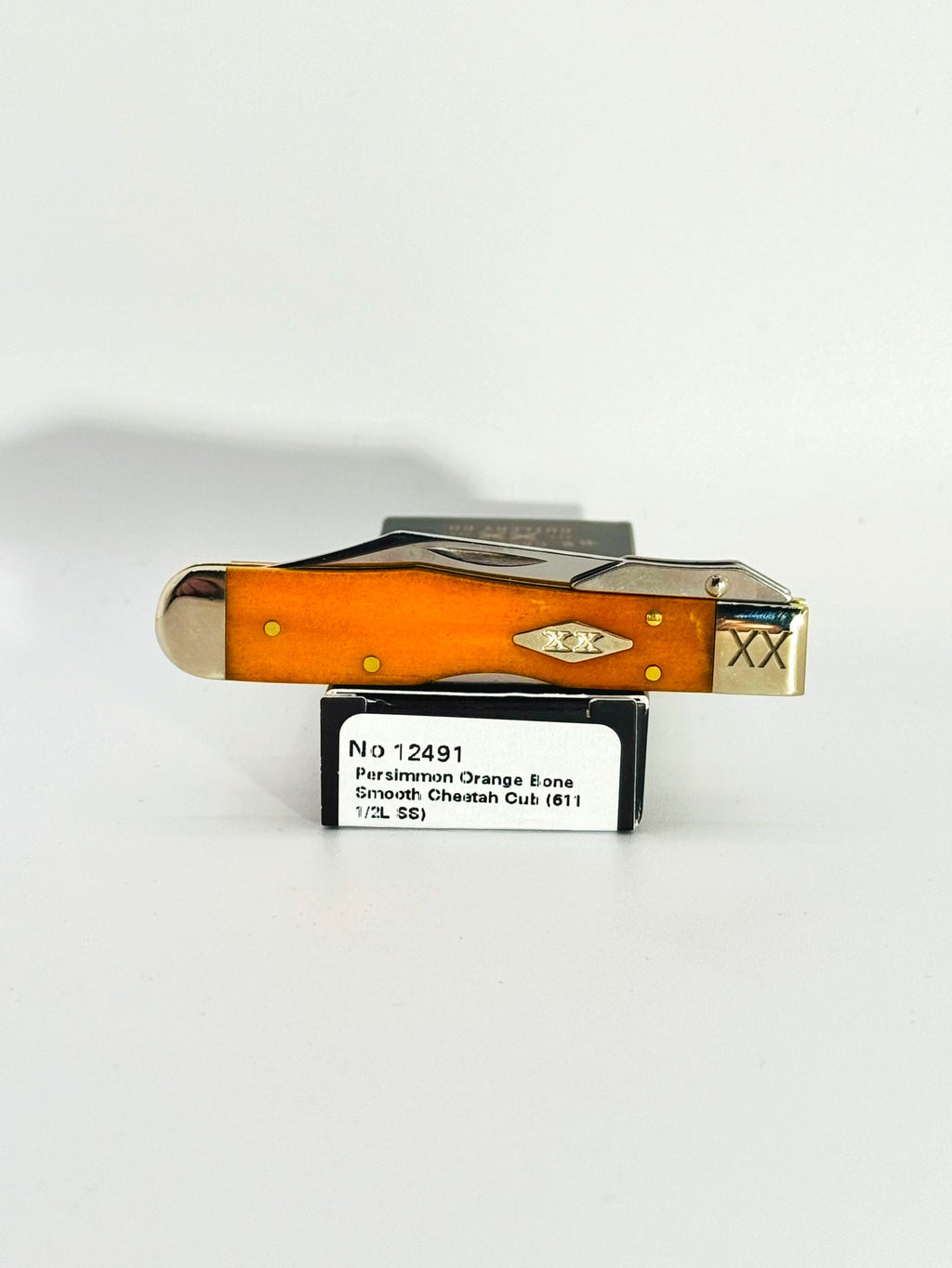 Case XX 12491 smooth persimmon orange bone Cheetah Cub SFO, photo 7