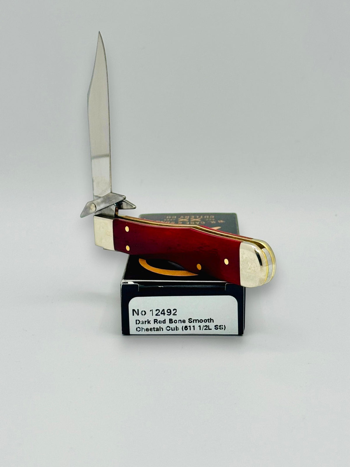 Case XX 12492 Smooth Red Bone Cheetah Cub Diamond Shield SFO — photo 4