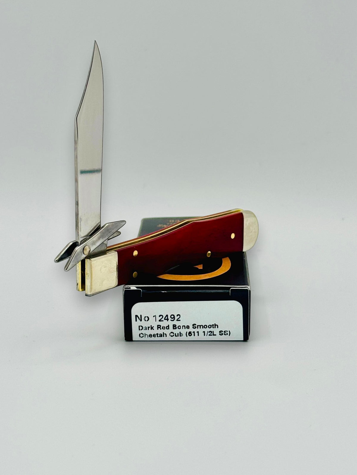 Case XX 12492 Smooth Red Bone Cheetah Cub Diamond Shield SFO — photo 5