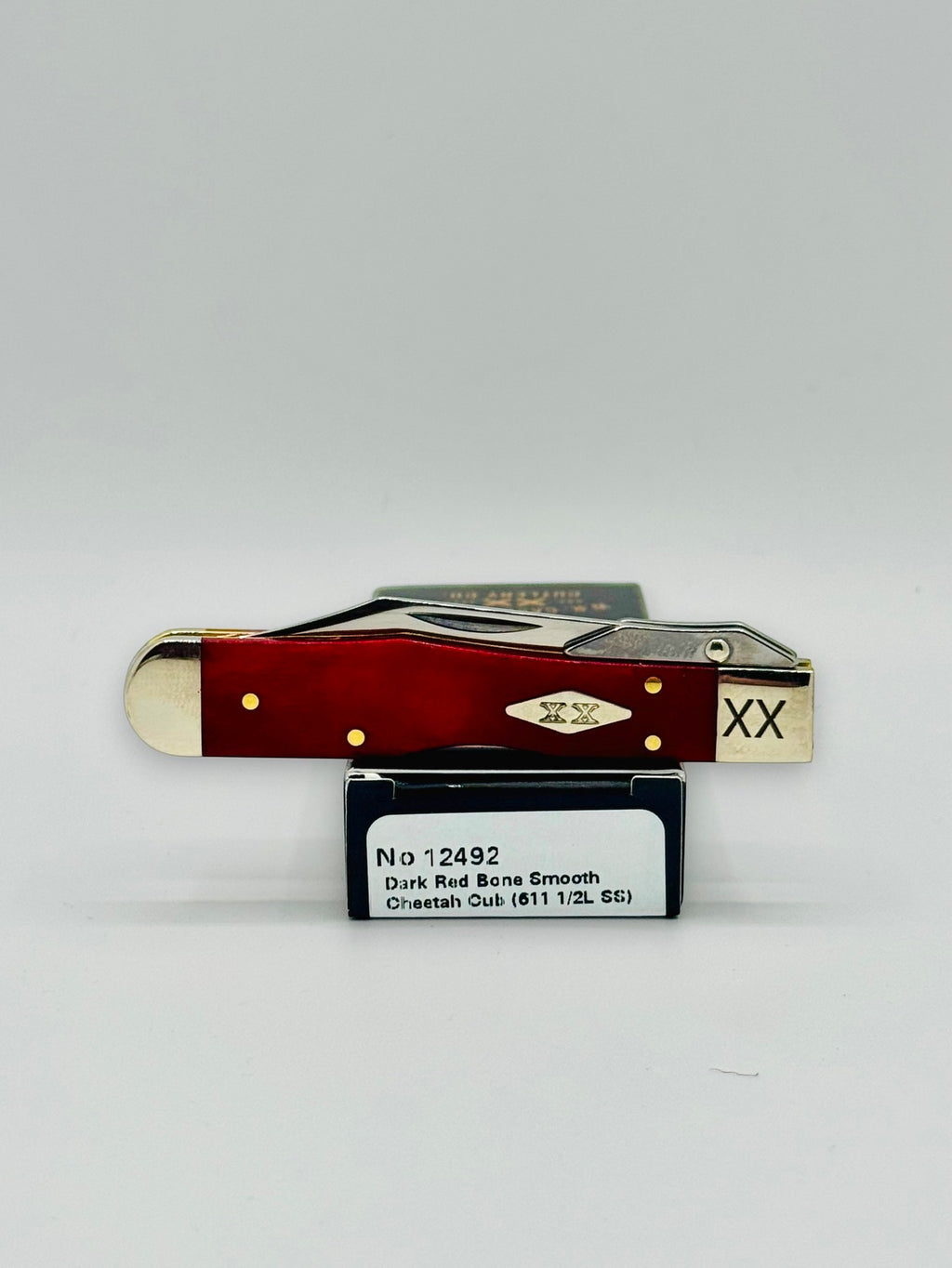 Case XX 12492 Smooth Red Bone Cheetah Cub Diamond Shield SFO — photo 7