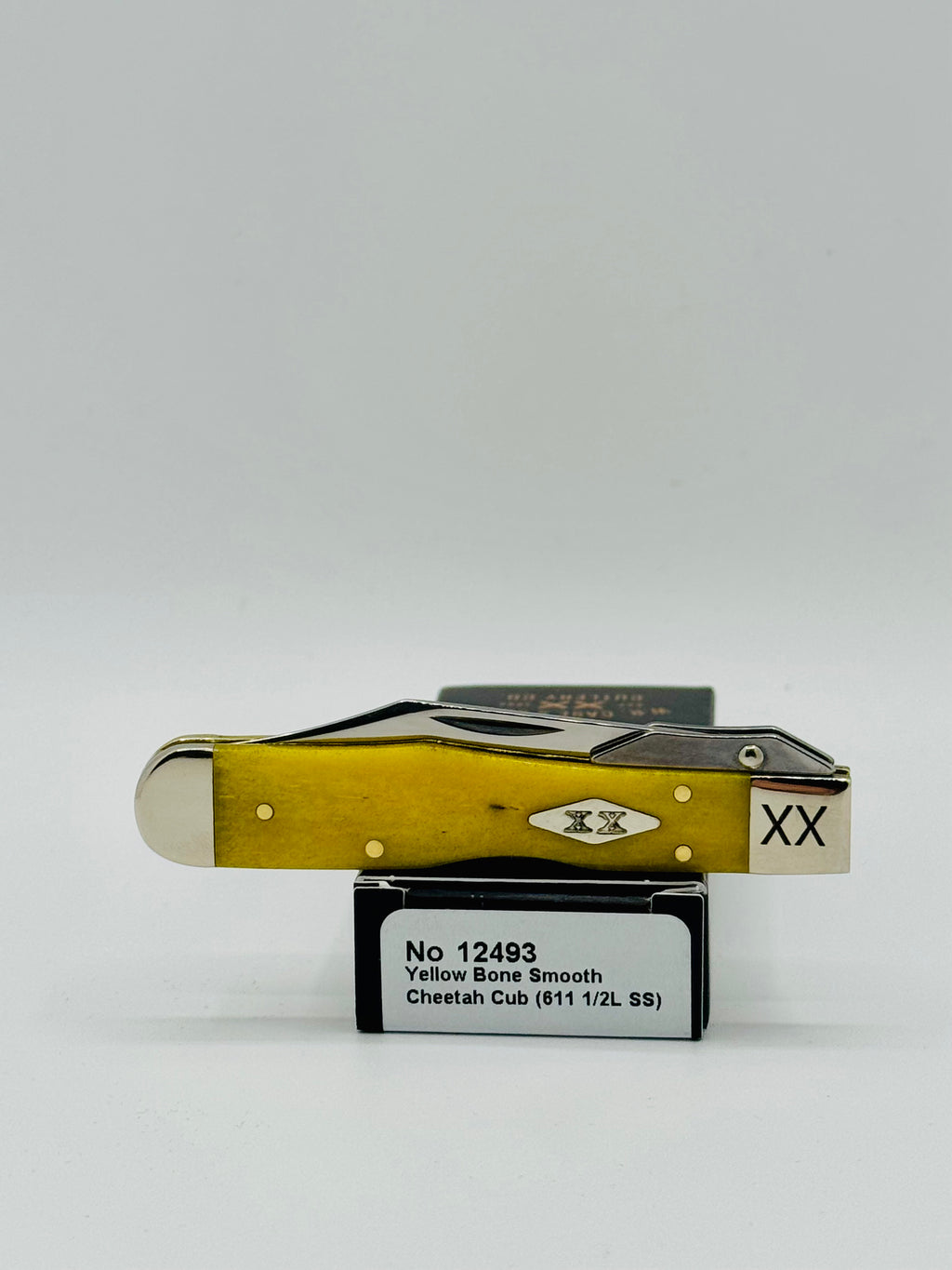 Case XX 12493 Yellow Smooth Bone Cheetah Cub Diamond Shield SFO — photo 7