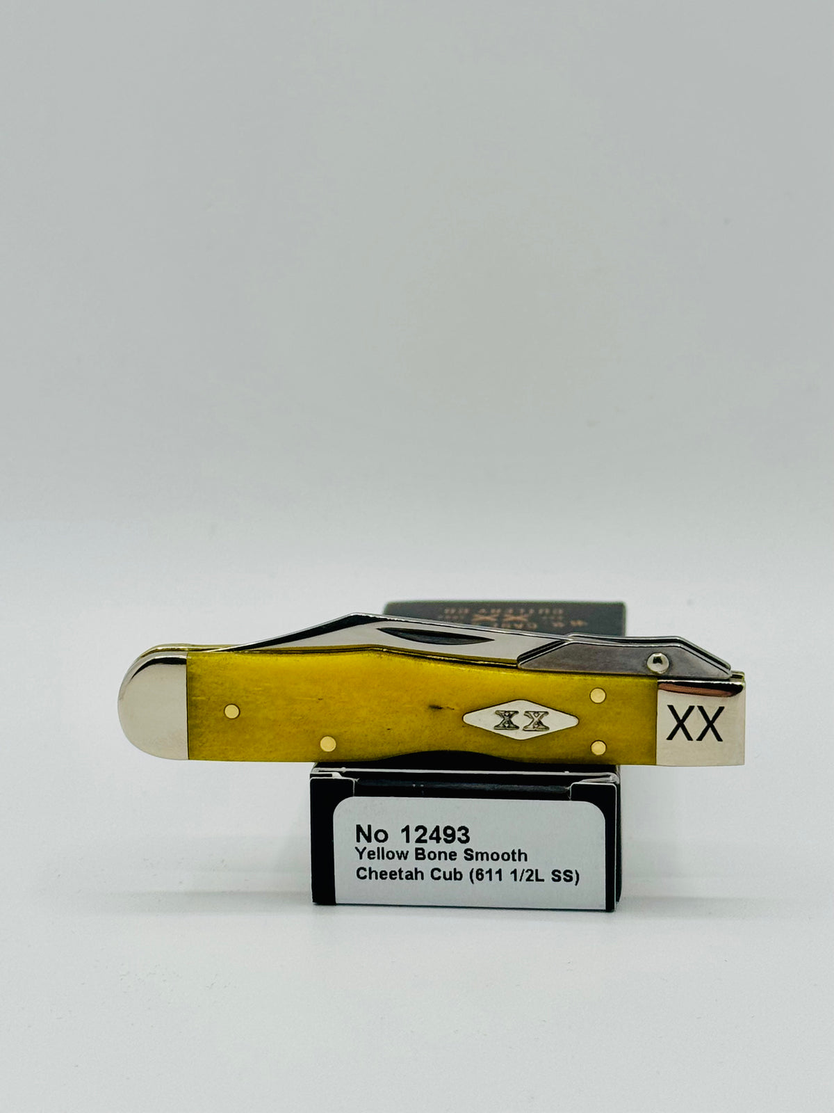 Case XX 12493 Yellow Smooth Bone Cheetah Cub Diamond Shield SFO — photo 7