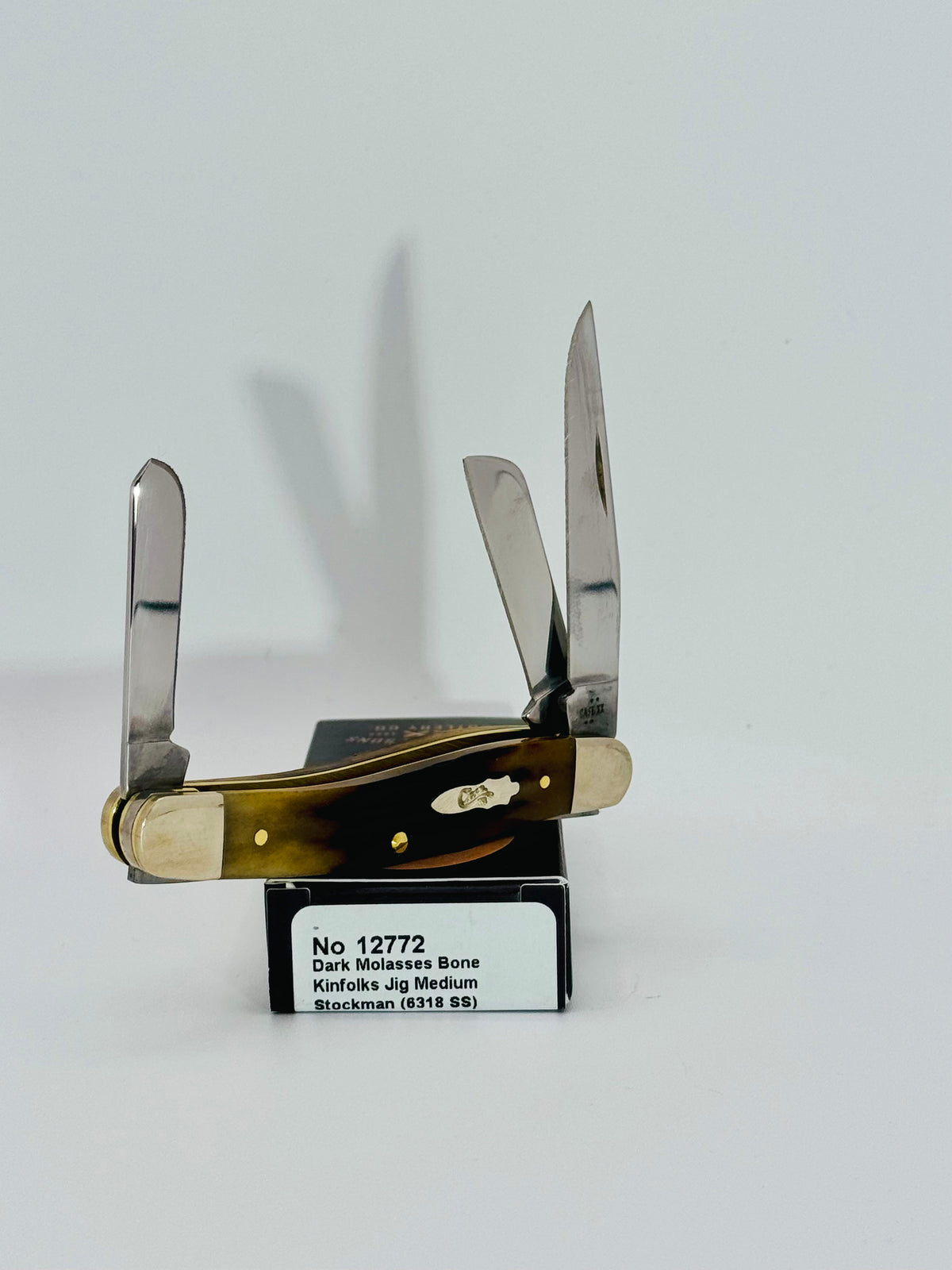 Case XX 12772 Kinfolks Jig Molasses Bone Medium Stockman, photo 3