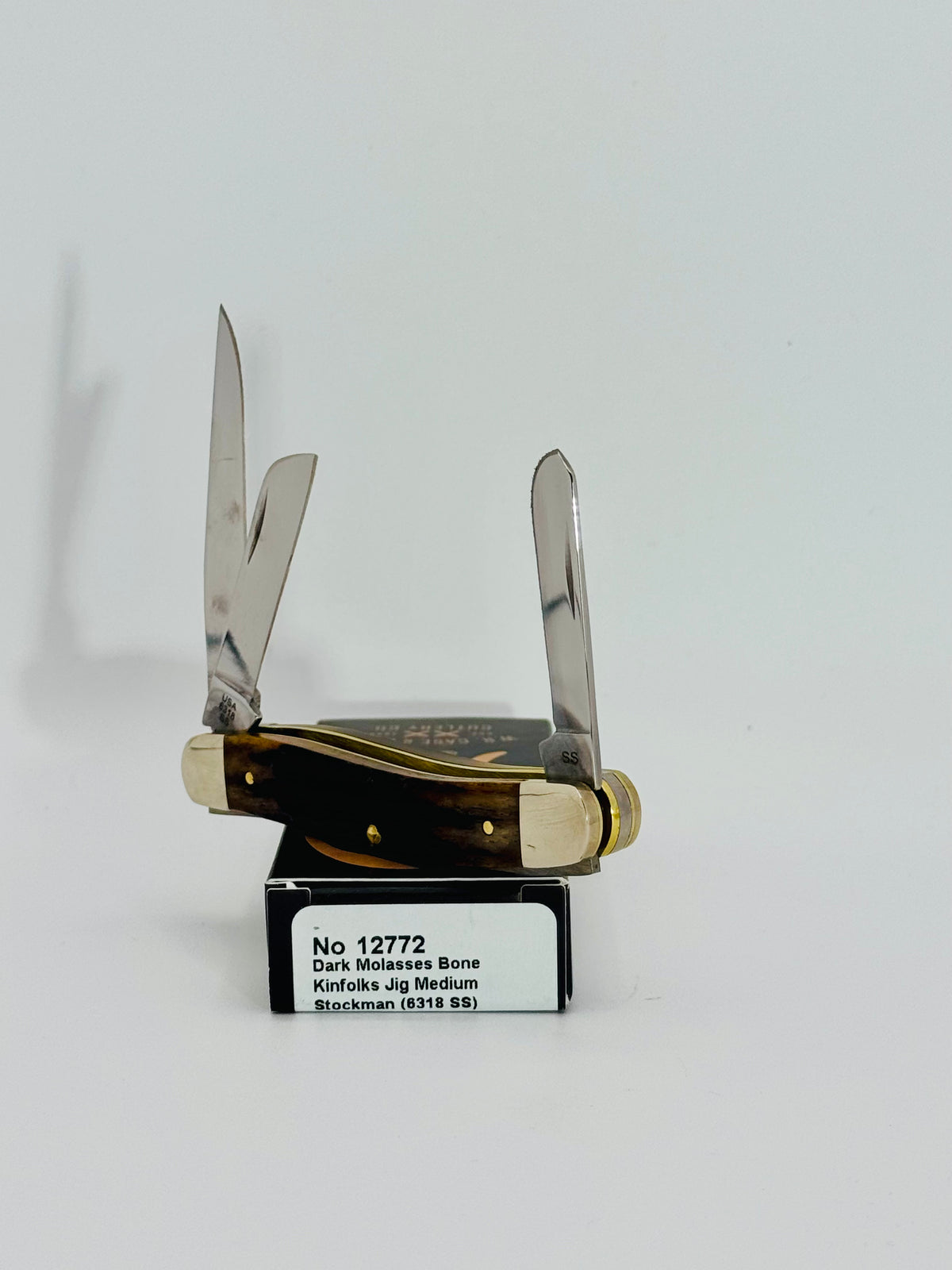 Case XX 12772 Kinfolks Jig Molasses Bone Medium Stockman, photo 4