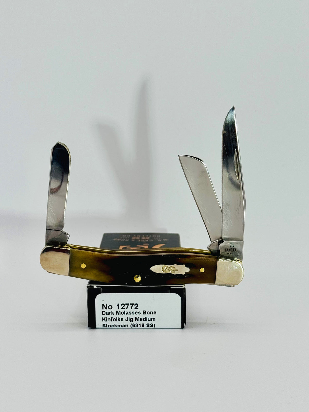 Case XX 12772 Kinfolks Jig Molasses Bone Medium Stockman, photo 1