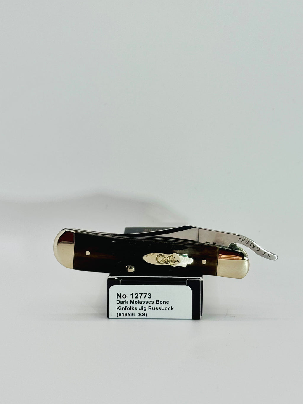 Case XX 12773 Kinfolks Jig Molasses Bone RussLock, photo 8