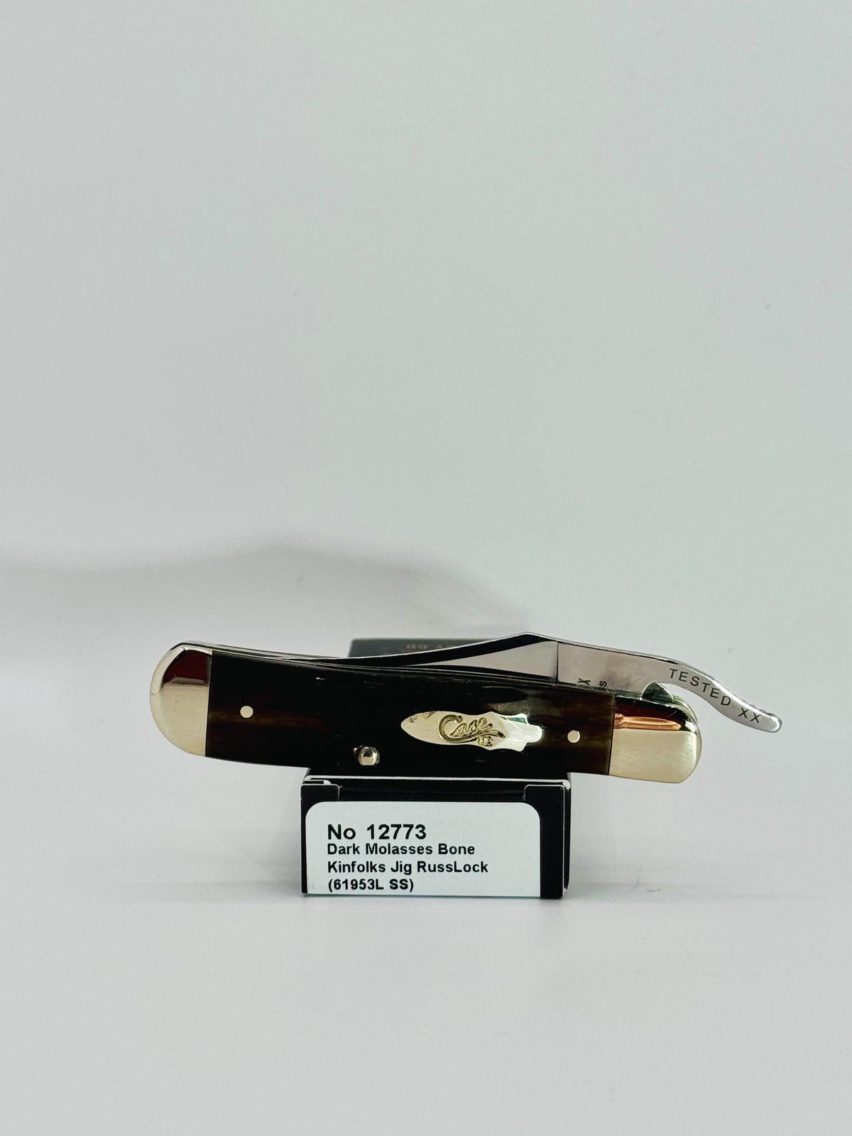 Case XX 12773 Kinfolks Jig Molasses Bone RussLock, photo 8