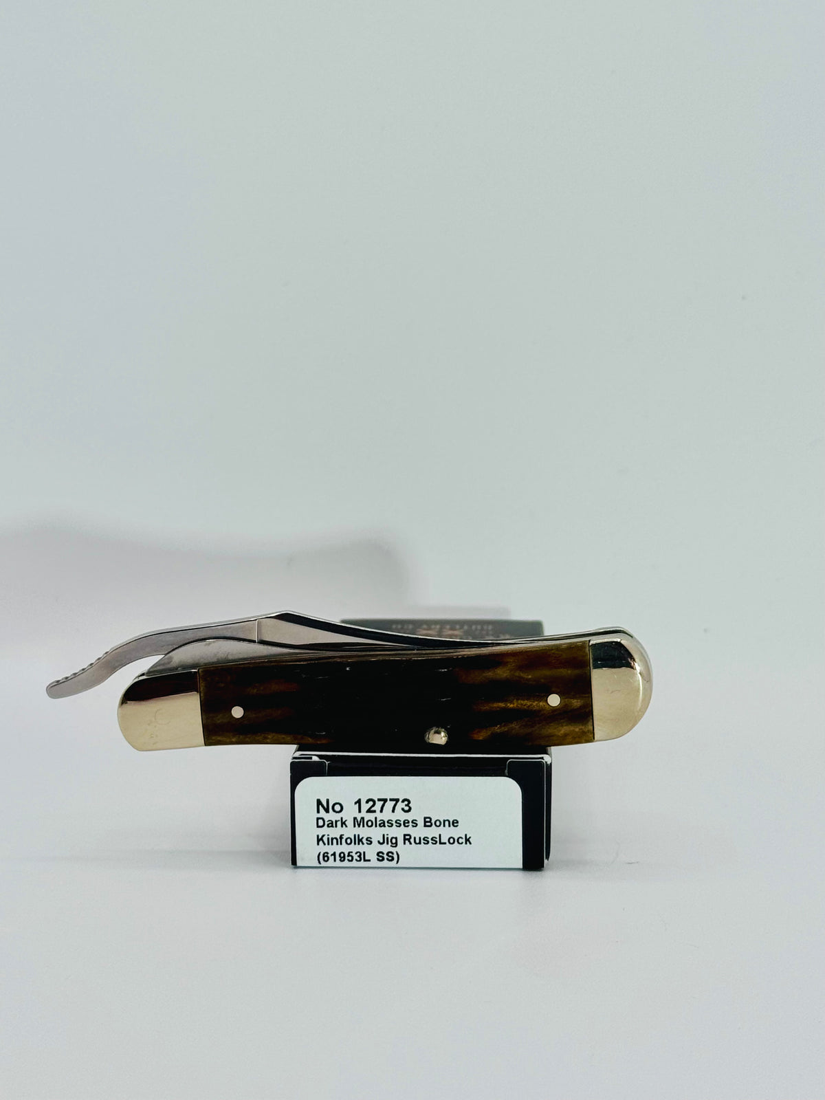 Case XX 12773 Kinfolks Jig Molasses Bone RussLock, photo 9