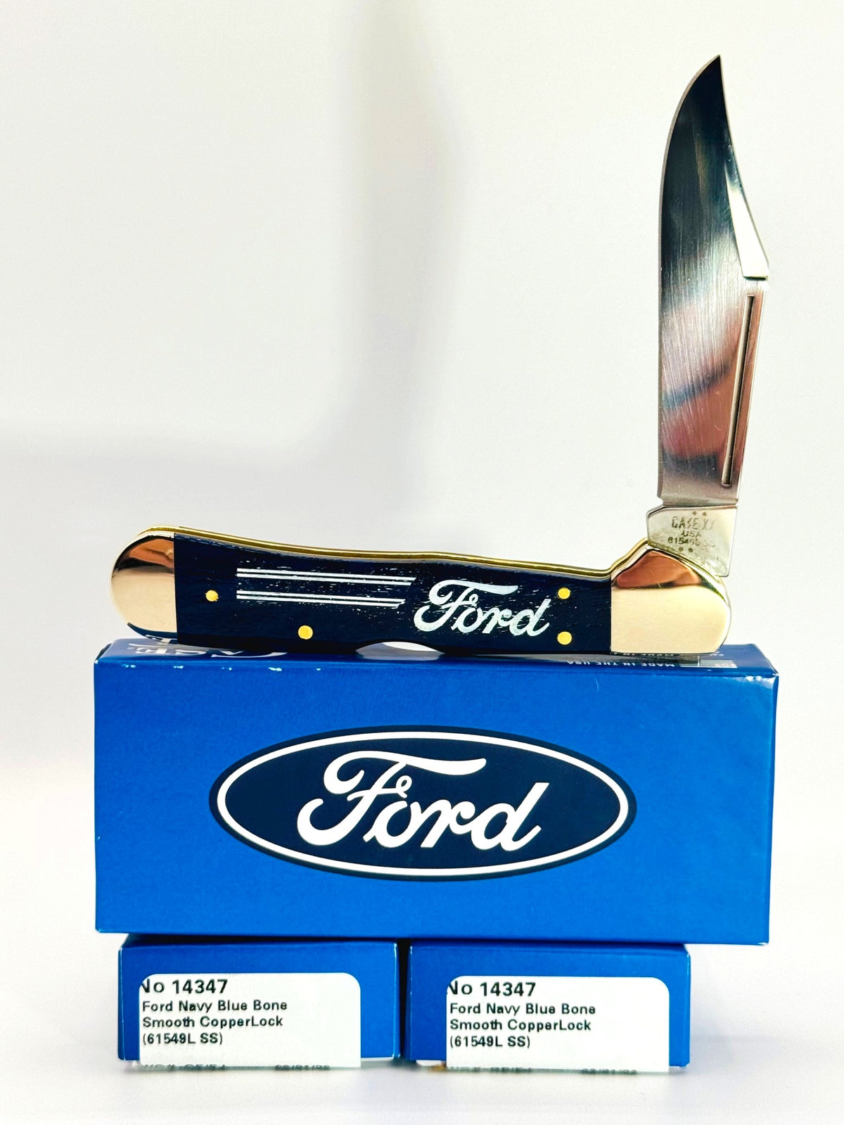 Case XX 14347 Ford smooth navy blue bone CopperLock, photo 1