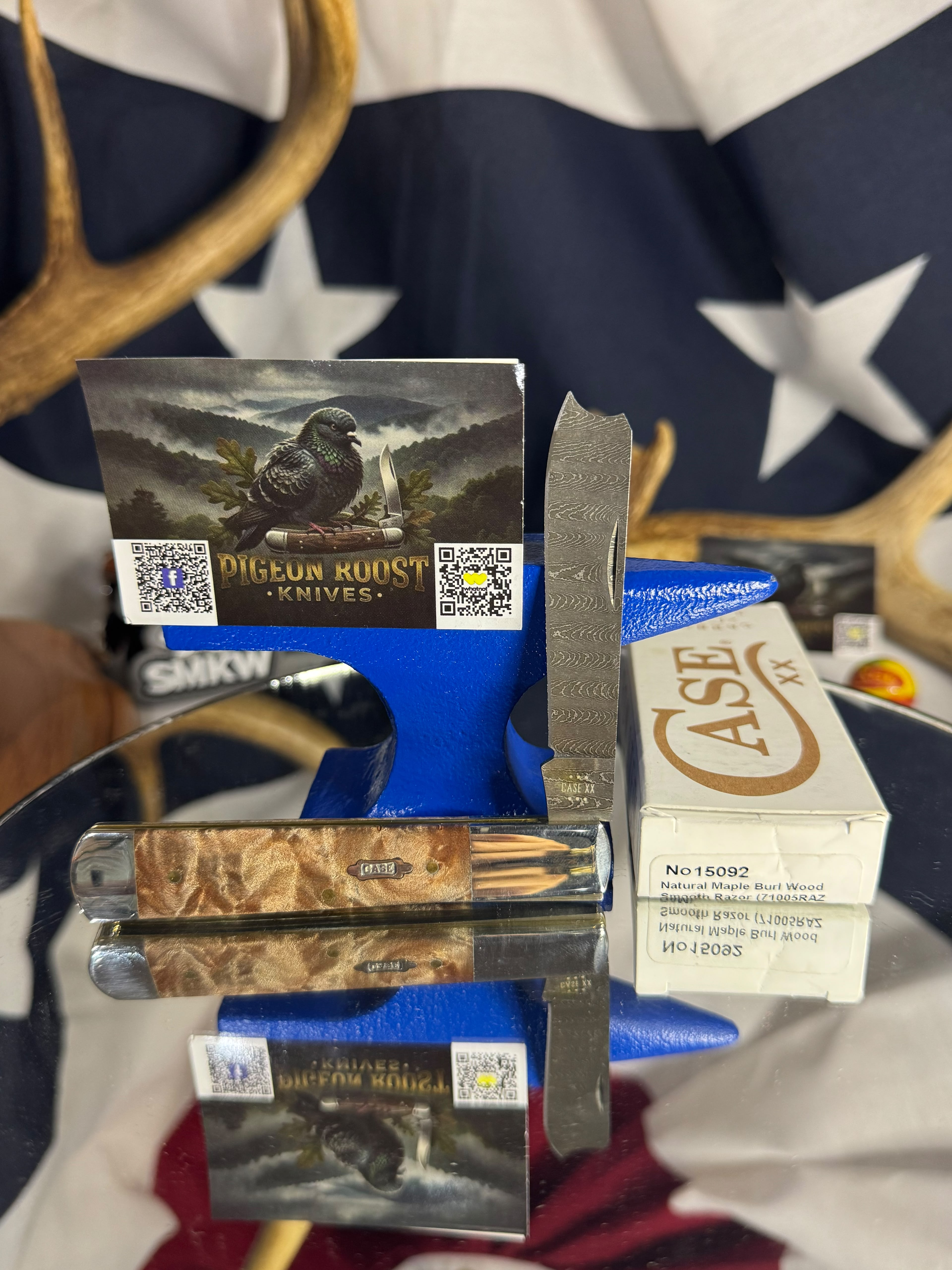 Case XX 15092 – Natural Maple Burl Wood Smooth Razor
