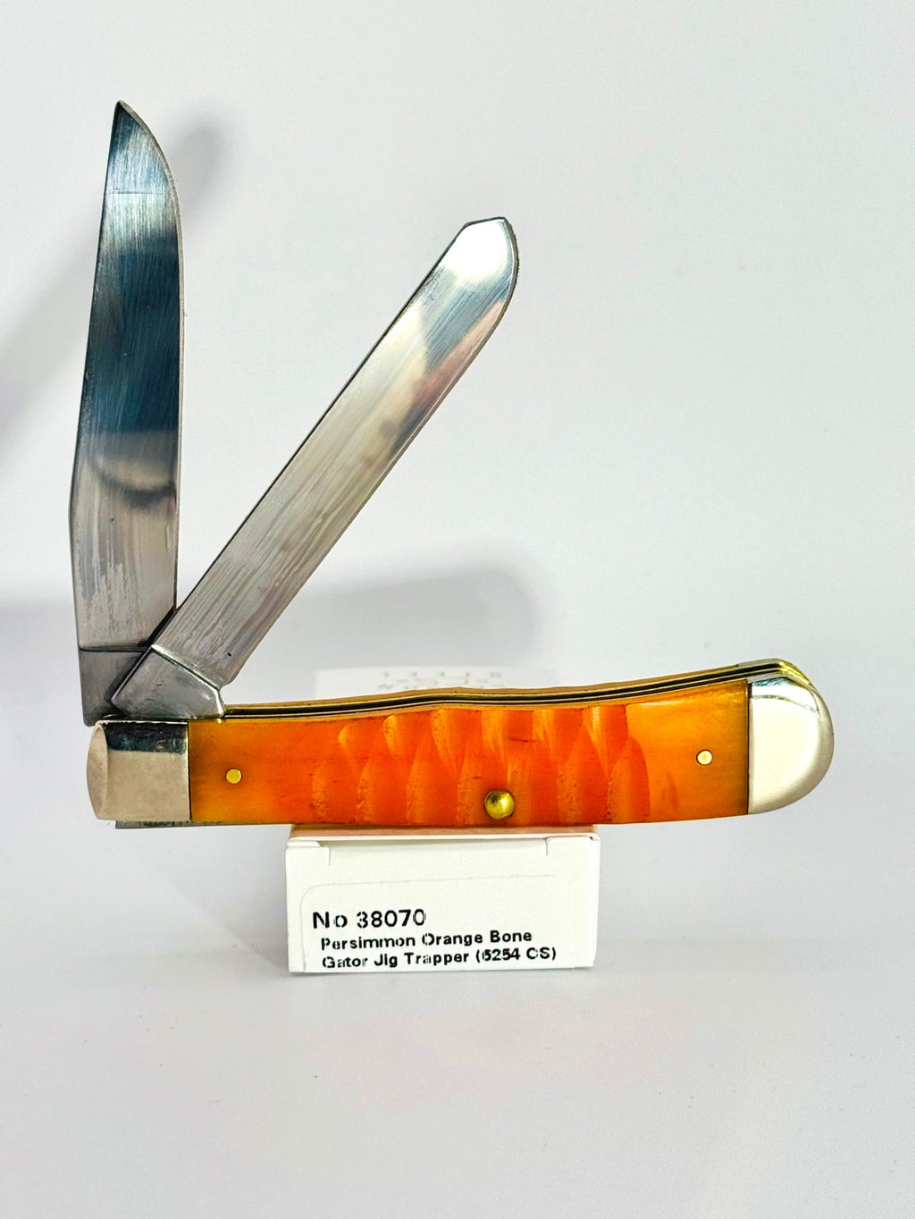Case XX 38070 persimmon orange Gator Jig bone Trapper, photo 6