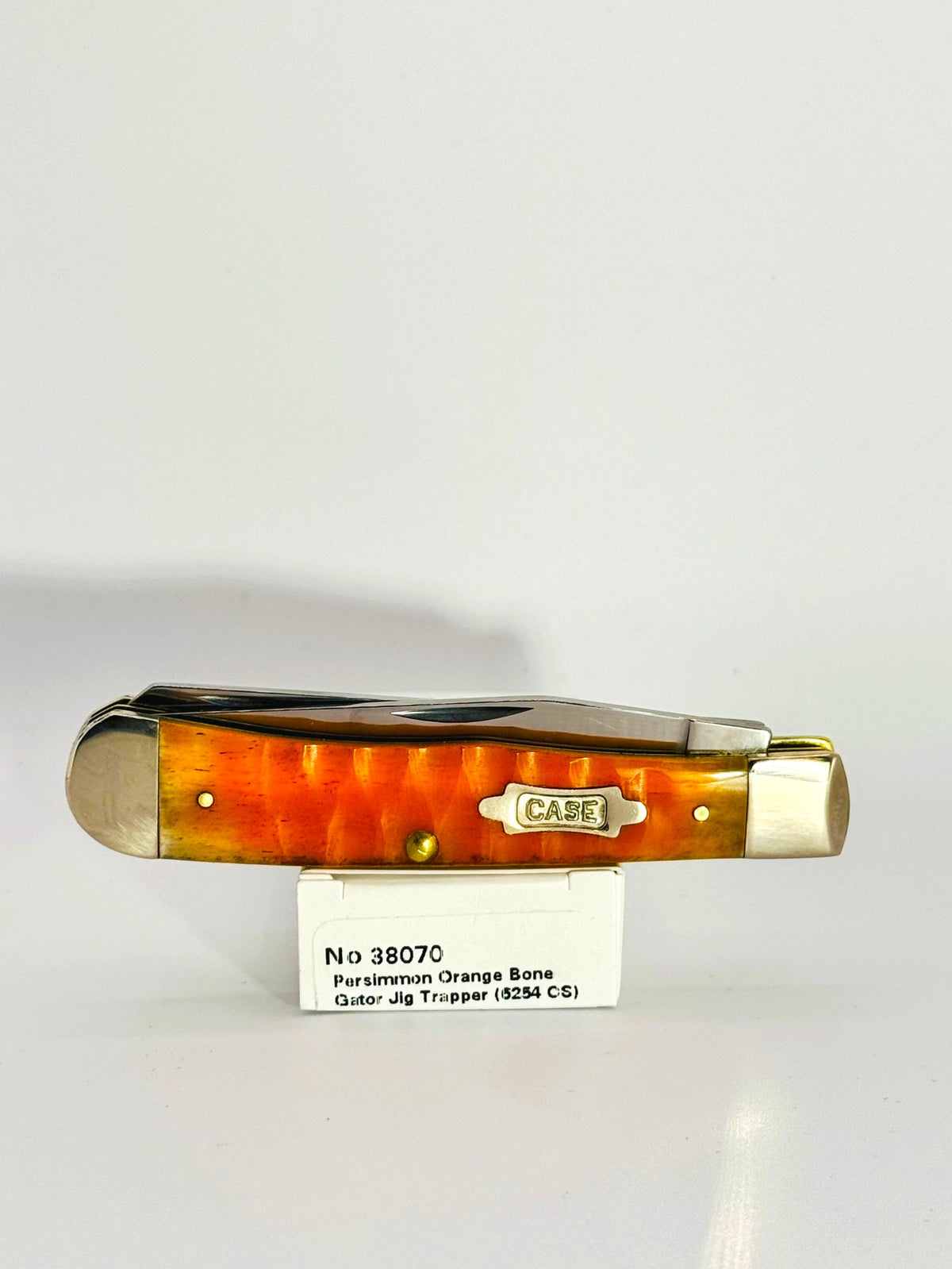 Case XX 38070 persimmon orange Gator Jig bone Trapper, photo 7