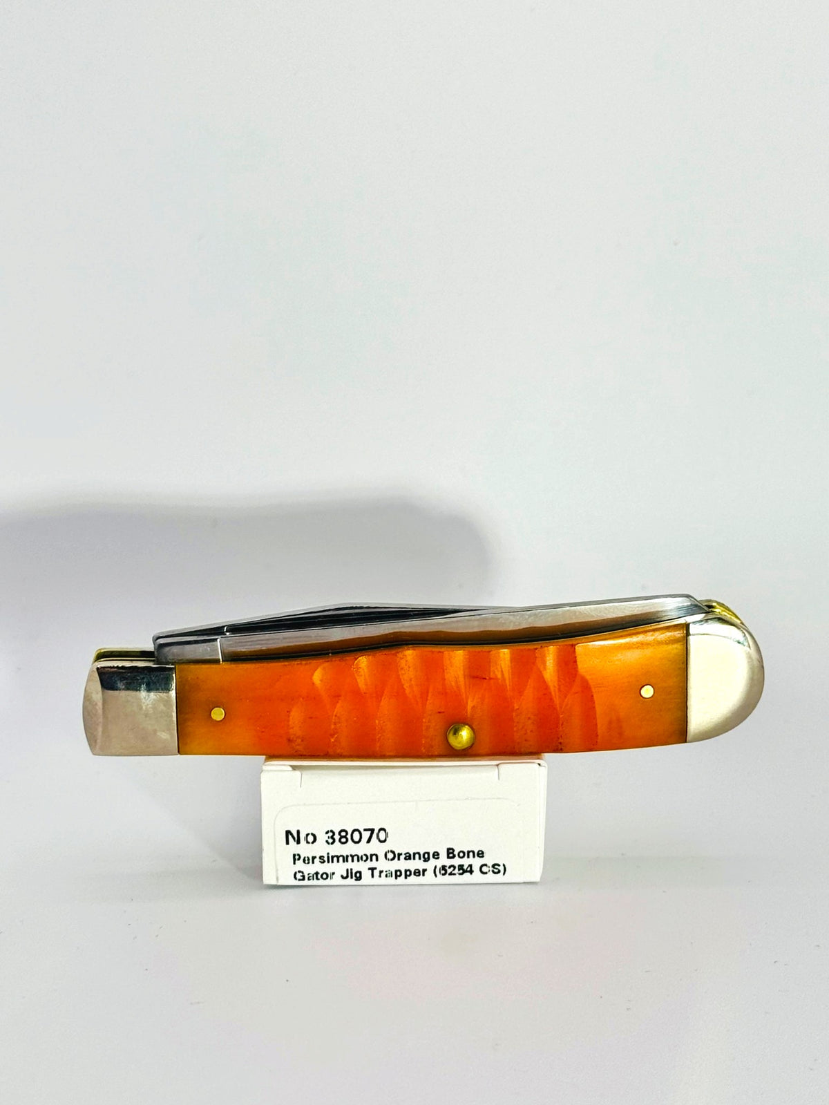 Case XX 38070 persimmon orange Gator Jig bone Trapper, photo 8