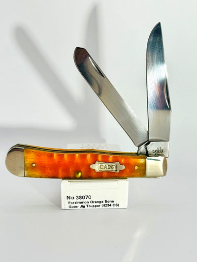 Case XX 38070 persimmon orange Gator Jig bone Trapper, photo 1