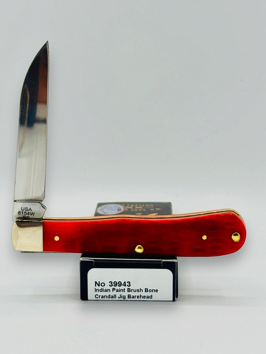 Case XX 39943 Indian Paint Brush Crandall jig bone barehead Trapper, photo 6