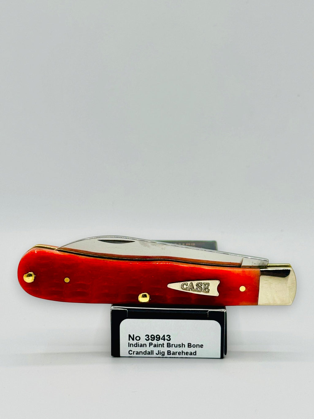 Case XX 39943 Indian Paint Brush Crandall jig bone barehead Trapper, photo 7
