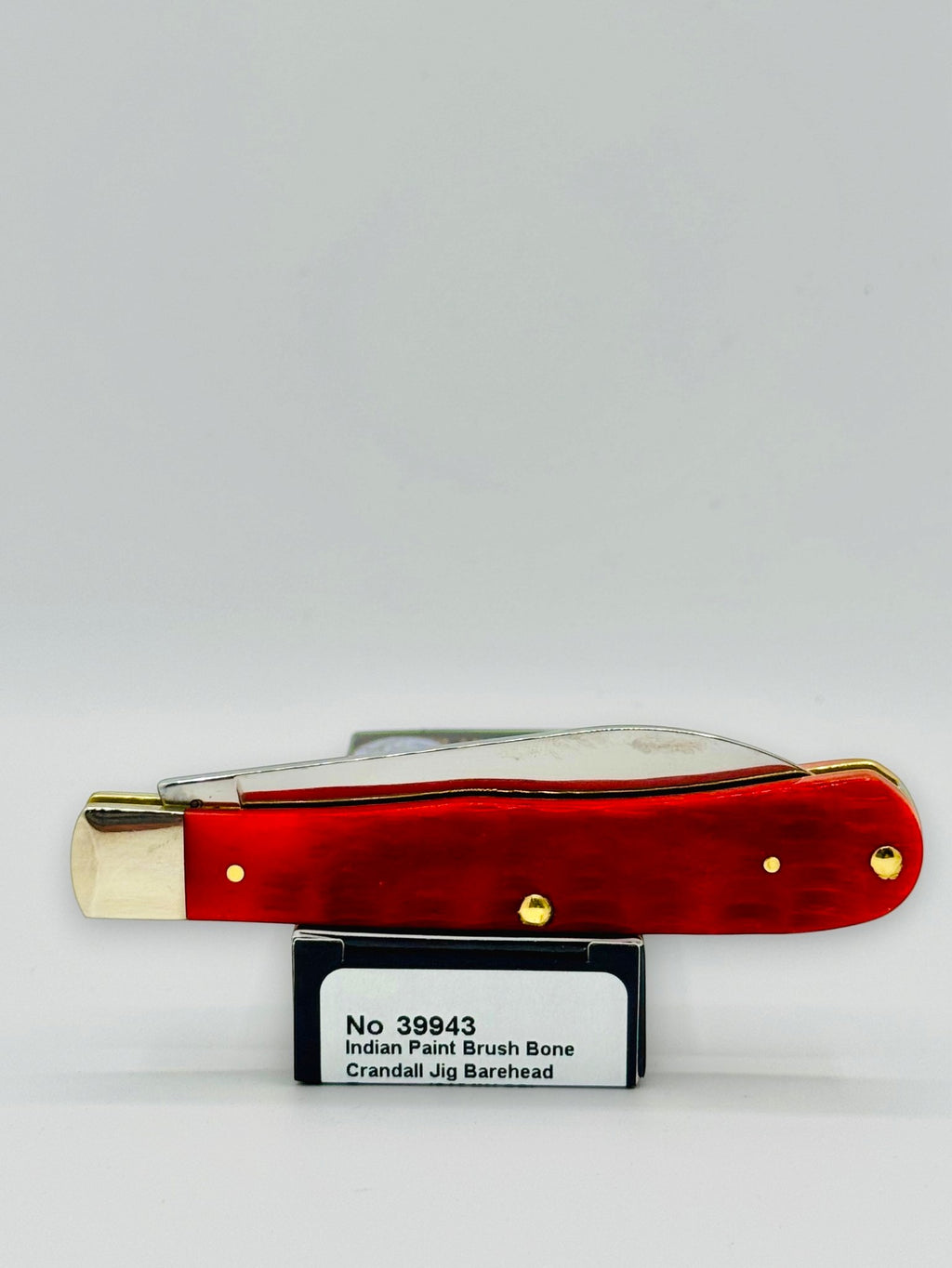 Case XX 39943 Indian Paint Brush Crandall jig bone barehead Trapper, photo 8