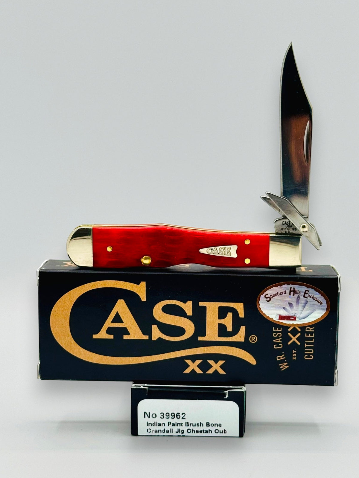Case XX 39962 Indian Paint Brush Crandall Jig Cheetah Cub