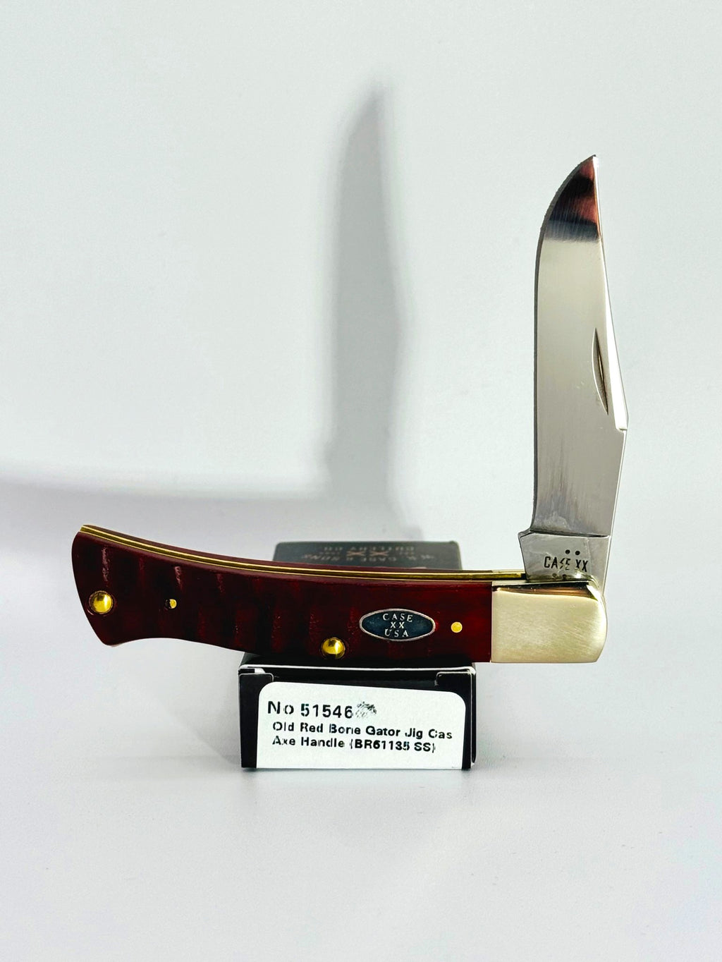 Case XX 51546 red bone Gator Jig Axe Handle, photo 1