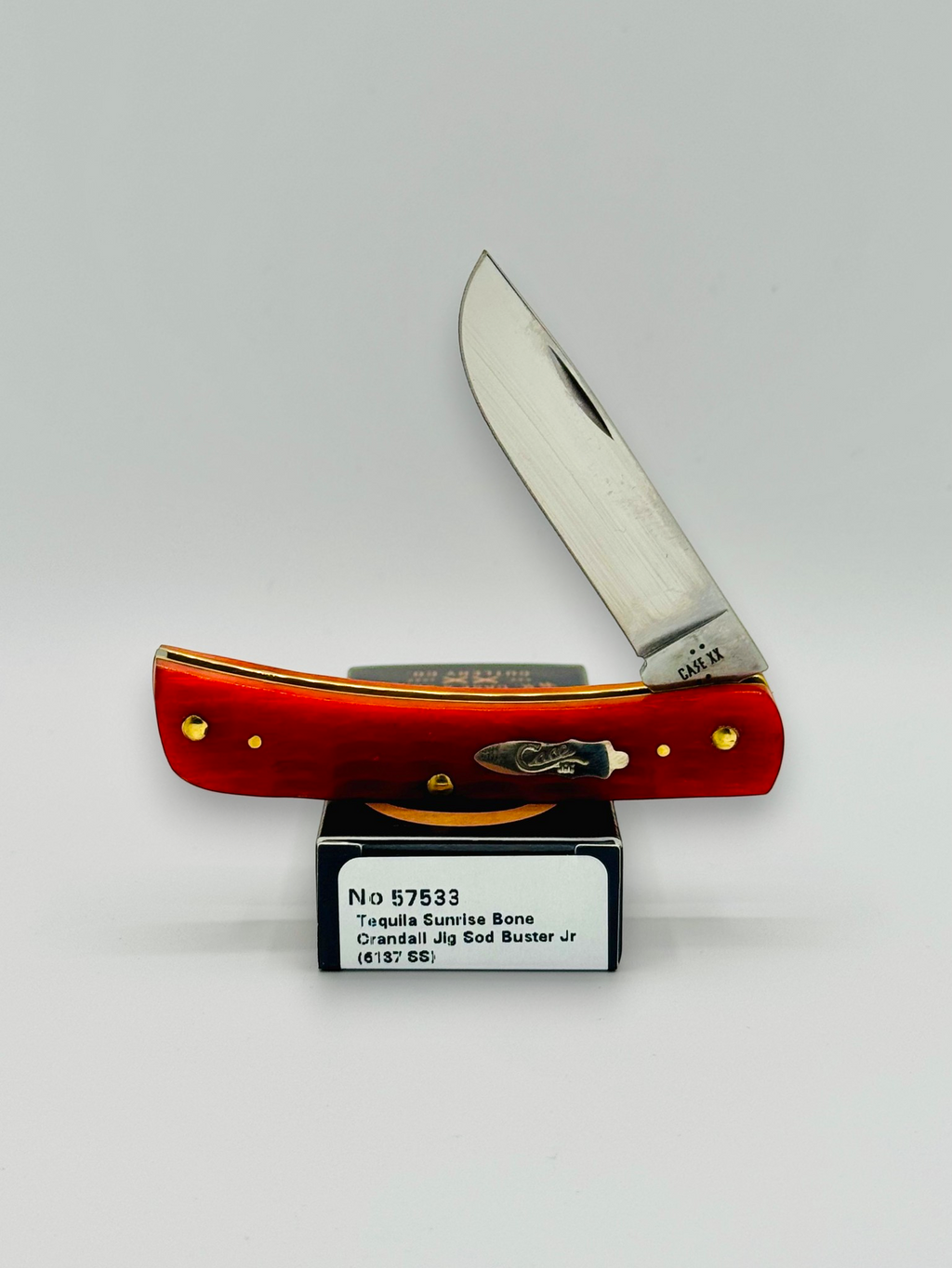Case XX 57533 Tequila Sunrise Bone Sod Buster Jr