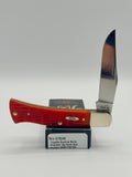 Case XX 57536 Tequila Sunrise Bone Axe Handle — open on Case retail box