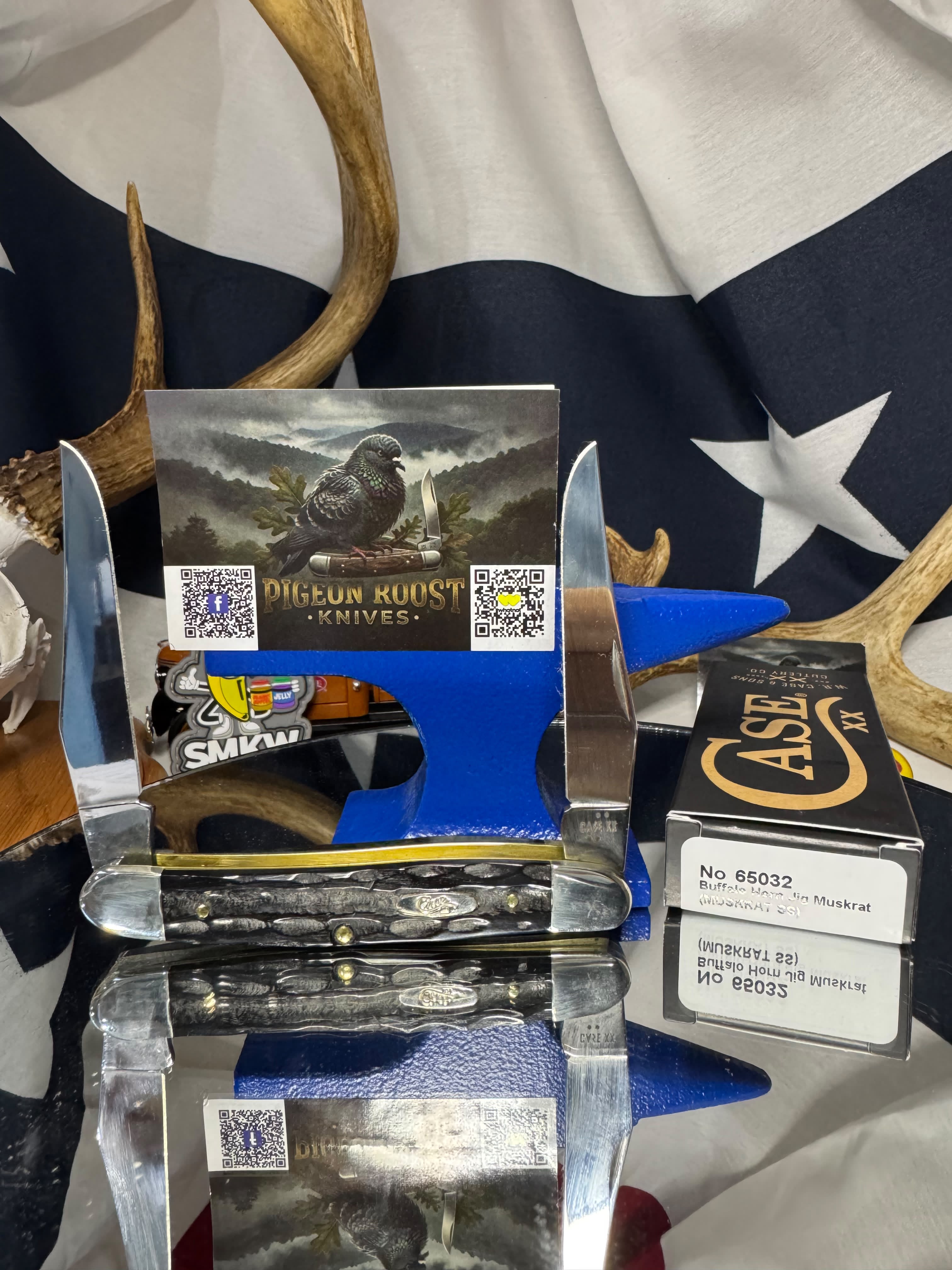 Case XX 65032 – Buffalo Horn Jig Muskrat