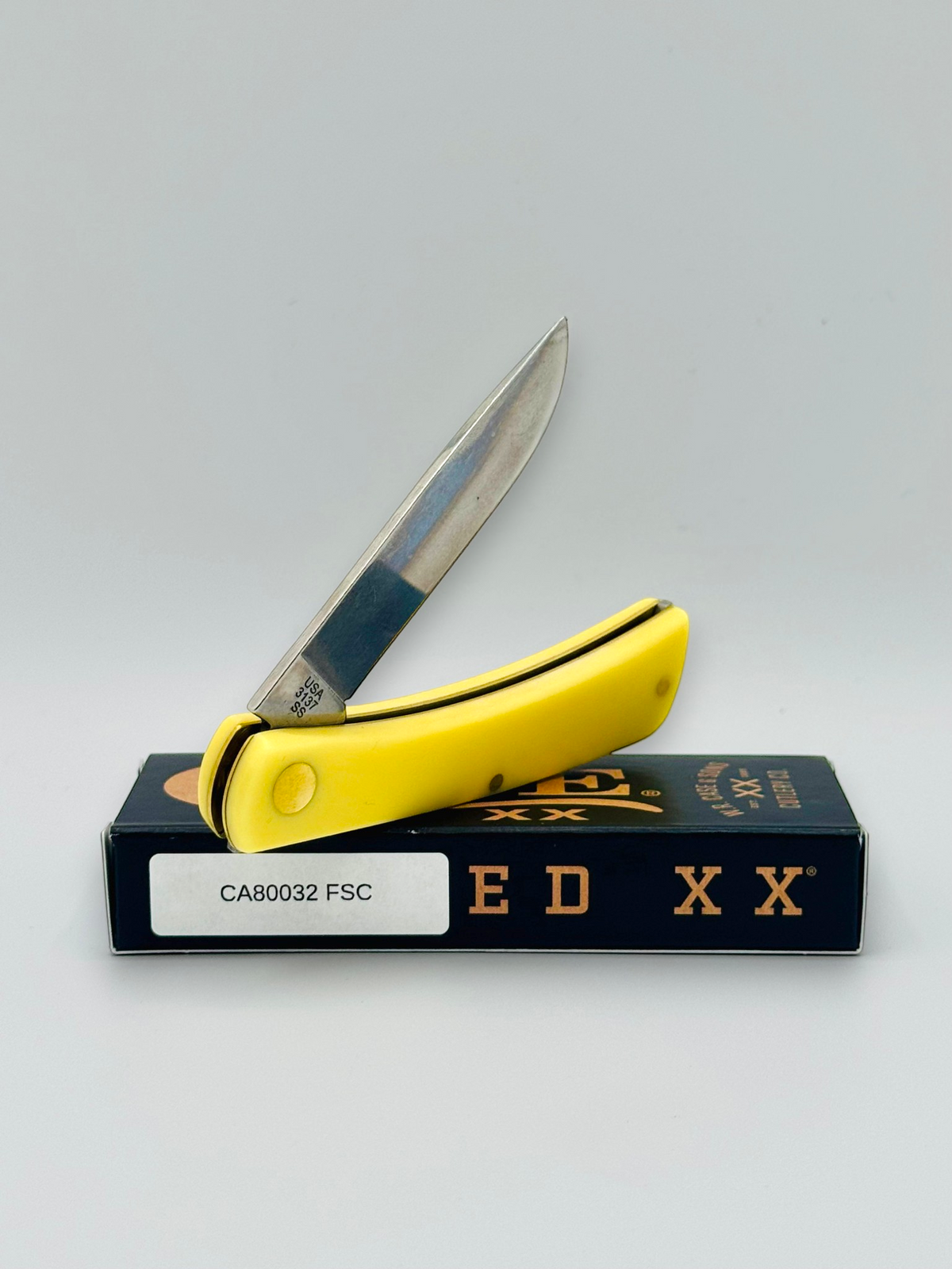 Case XX 80032FSC Farm Series Cow Yellow Synthetic Sod Buster Jr — photo 5
