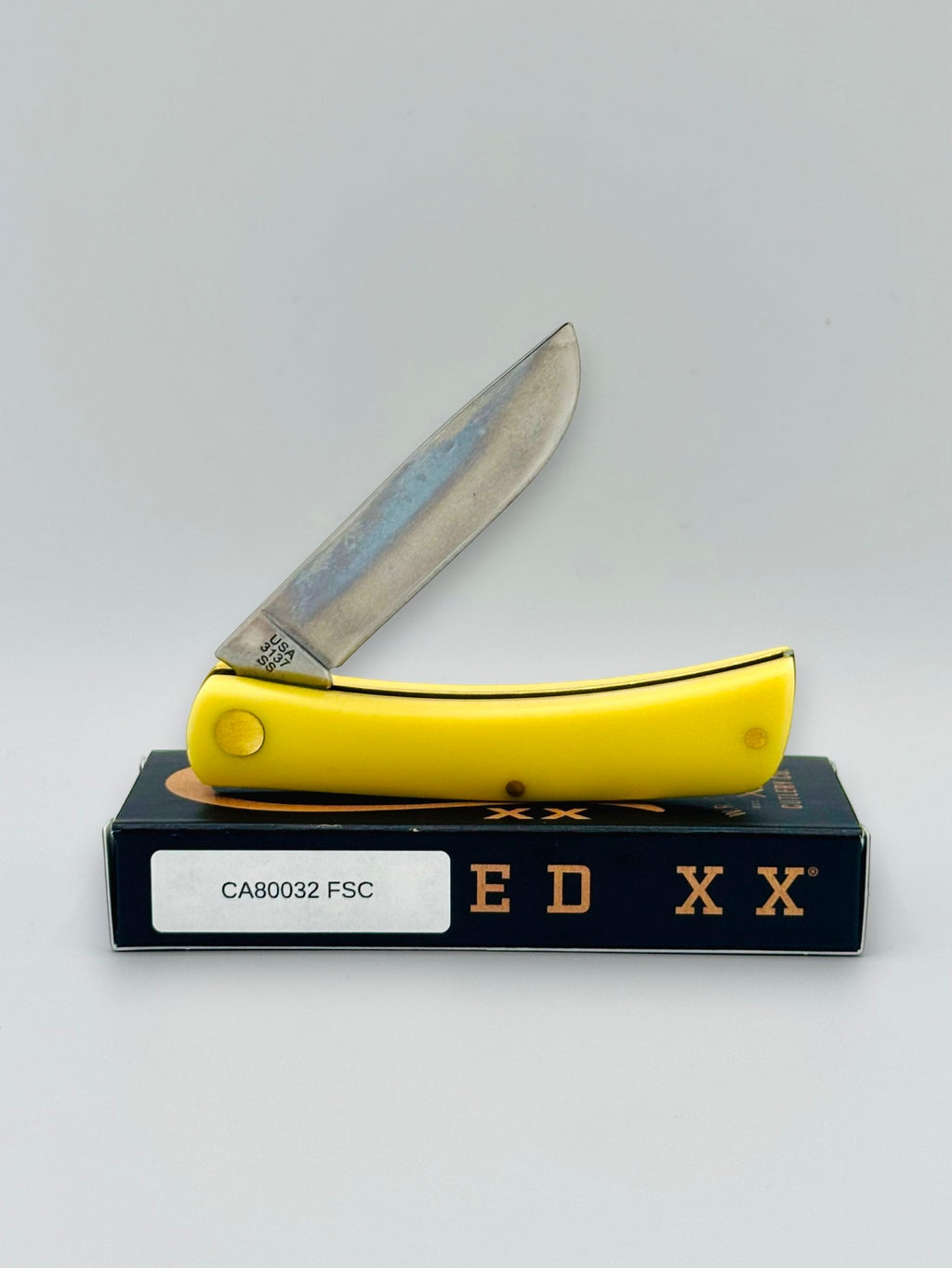 Case XX 80032FSC Farm Series Cow Yellow Synthetic Sod Buster Jr — photo 6