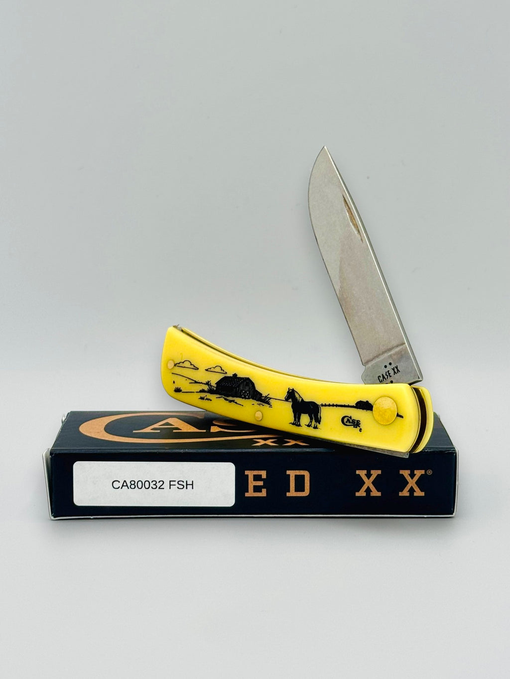 Case XX 80032FSH Farm Series Horse Yellow Synthetic Sod Buster Jr — photo 2