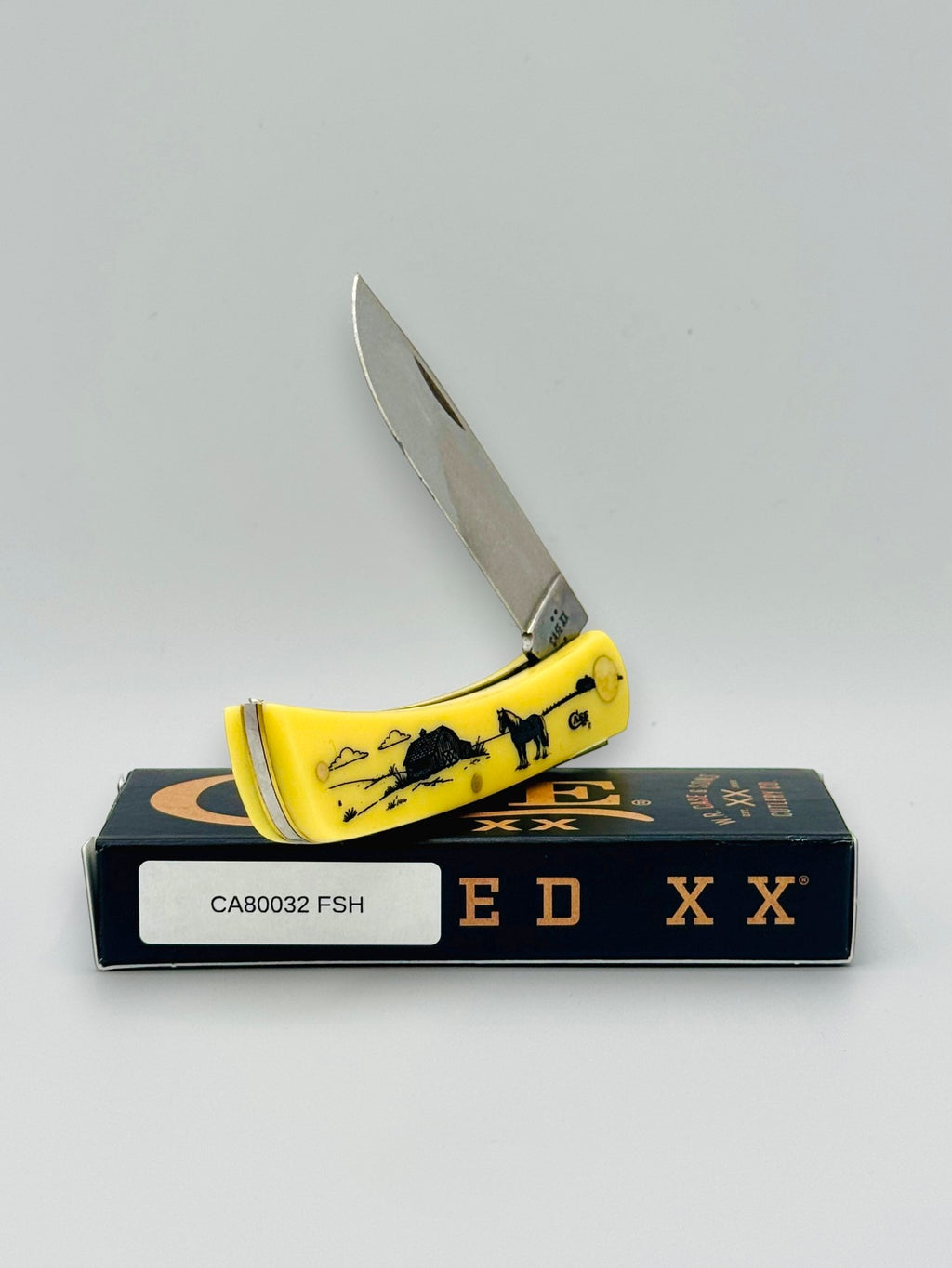 Case XX 80032FSH Farm Series Horse Yellow Synthetic Sod Buster Jr — photo 3